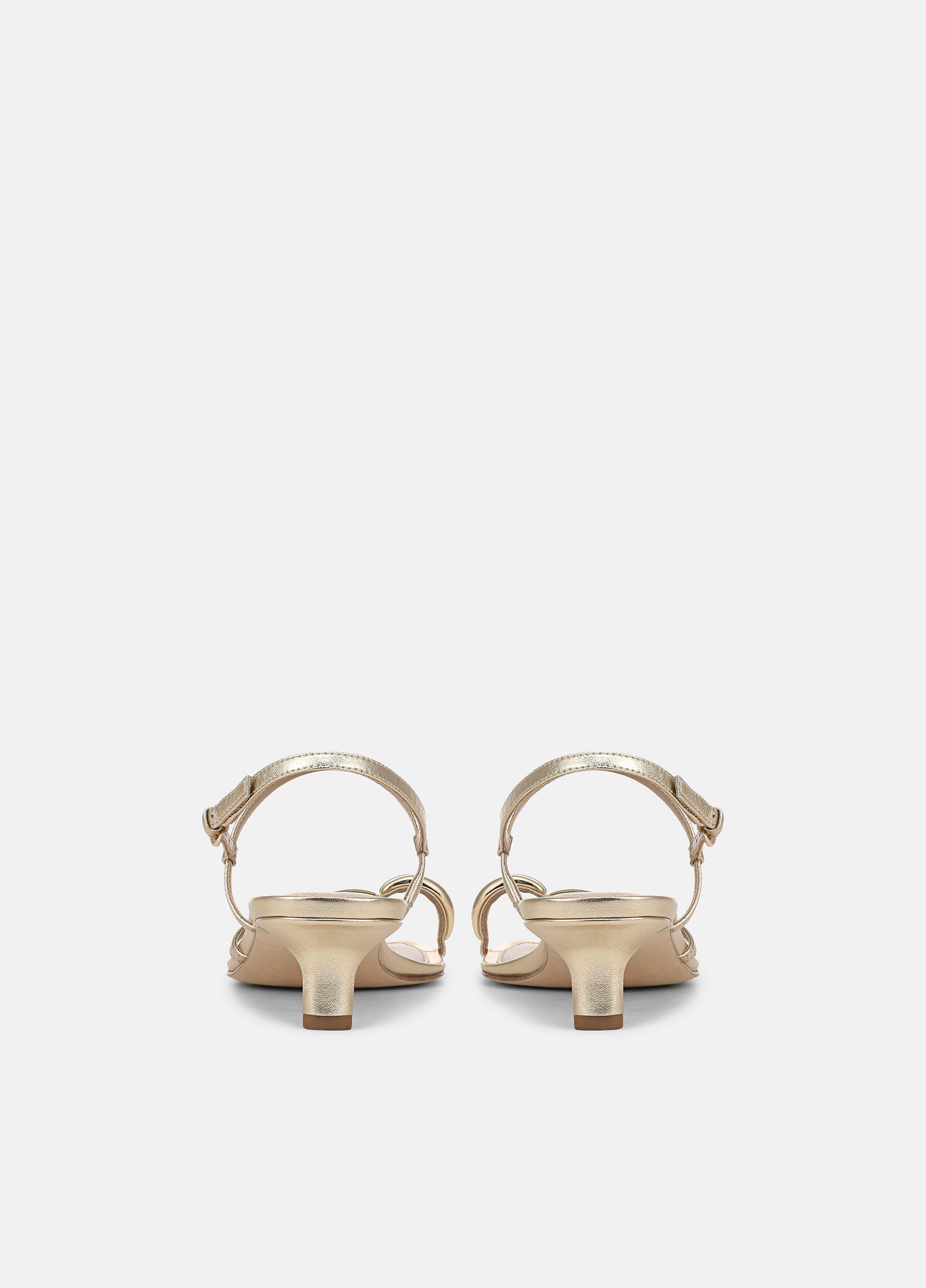 Polli Leather Heeled Toe-Ring Sandal image number 2