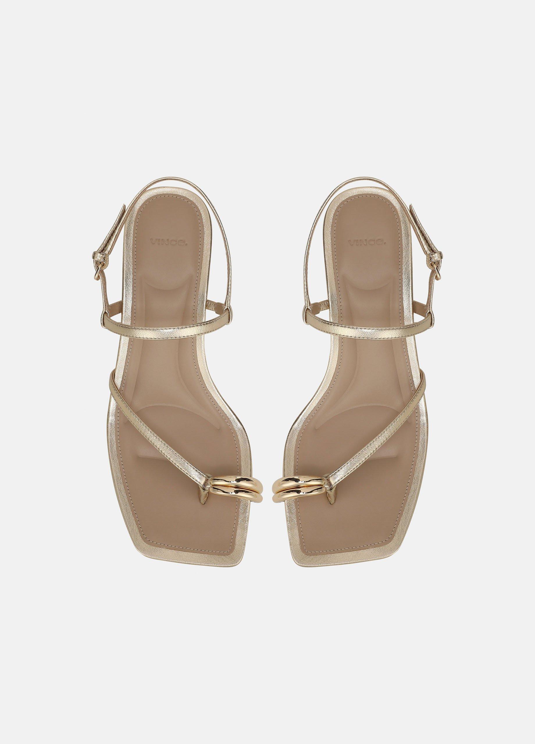 Polli Leather Heeled Toe-Ring Sandal image number 3
