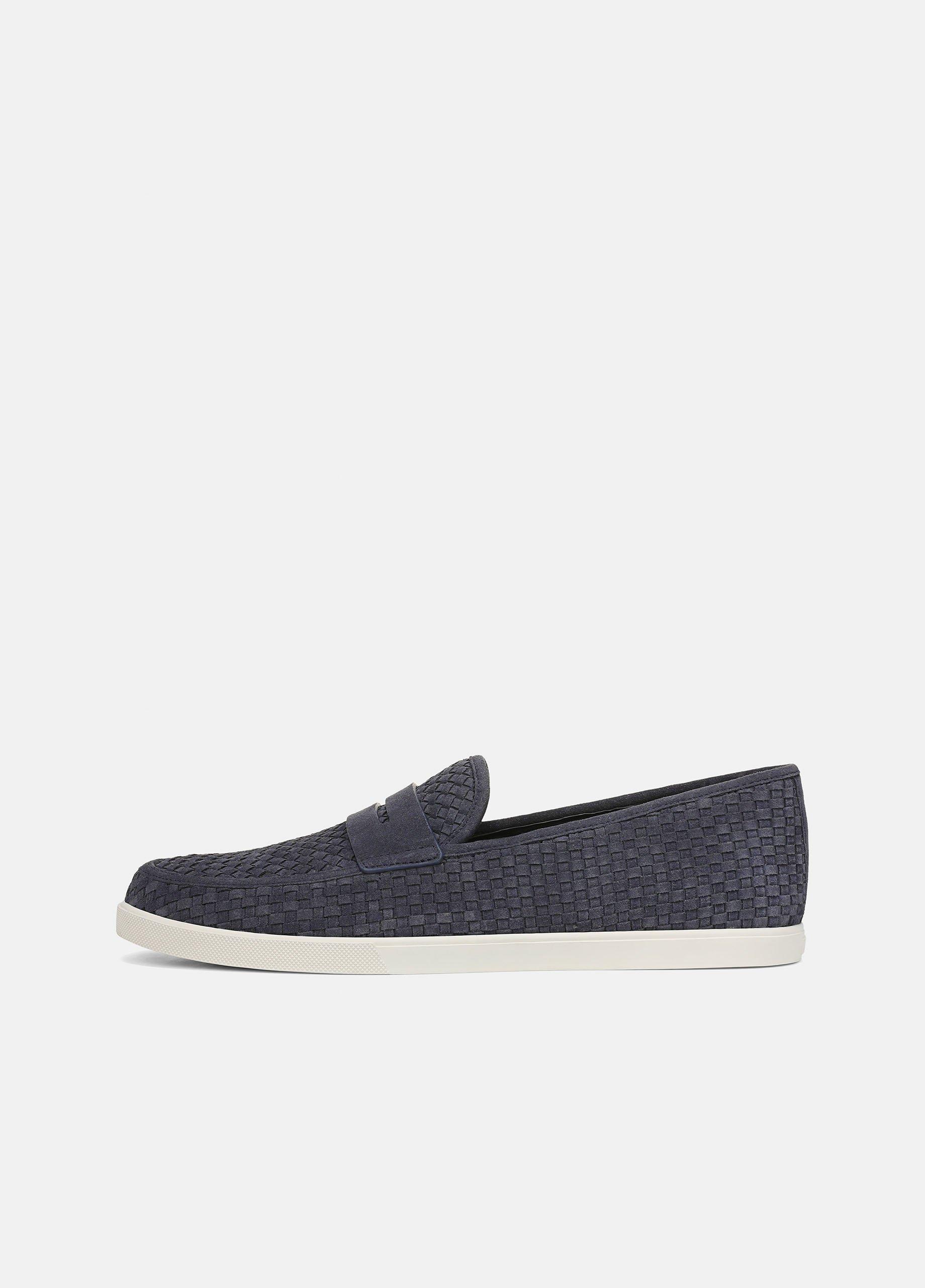 Santino Woven Suede Loafer