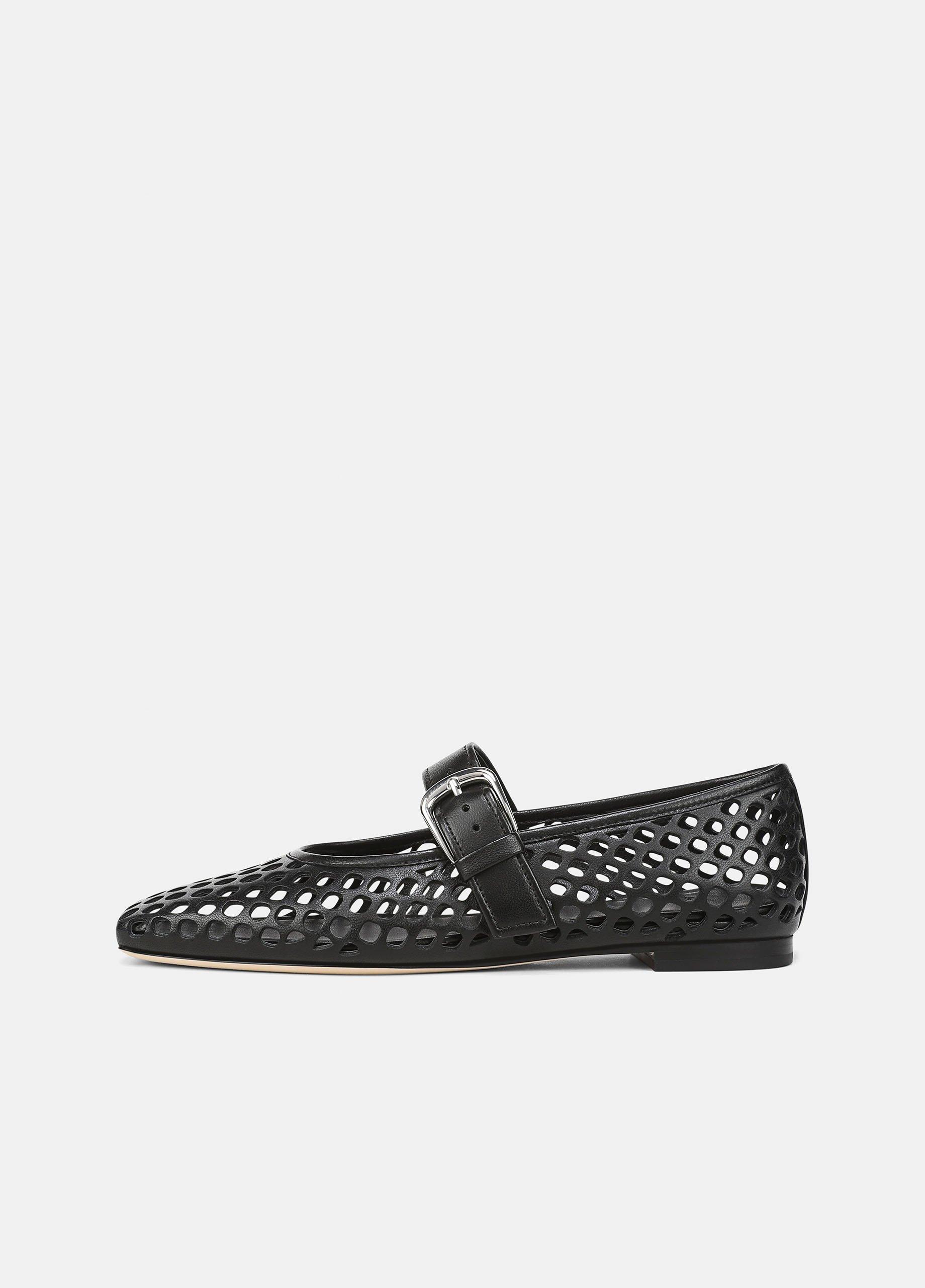 Daniela Perforated Leather Mary Jane Flat from Vince - $350