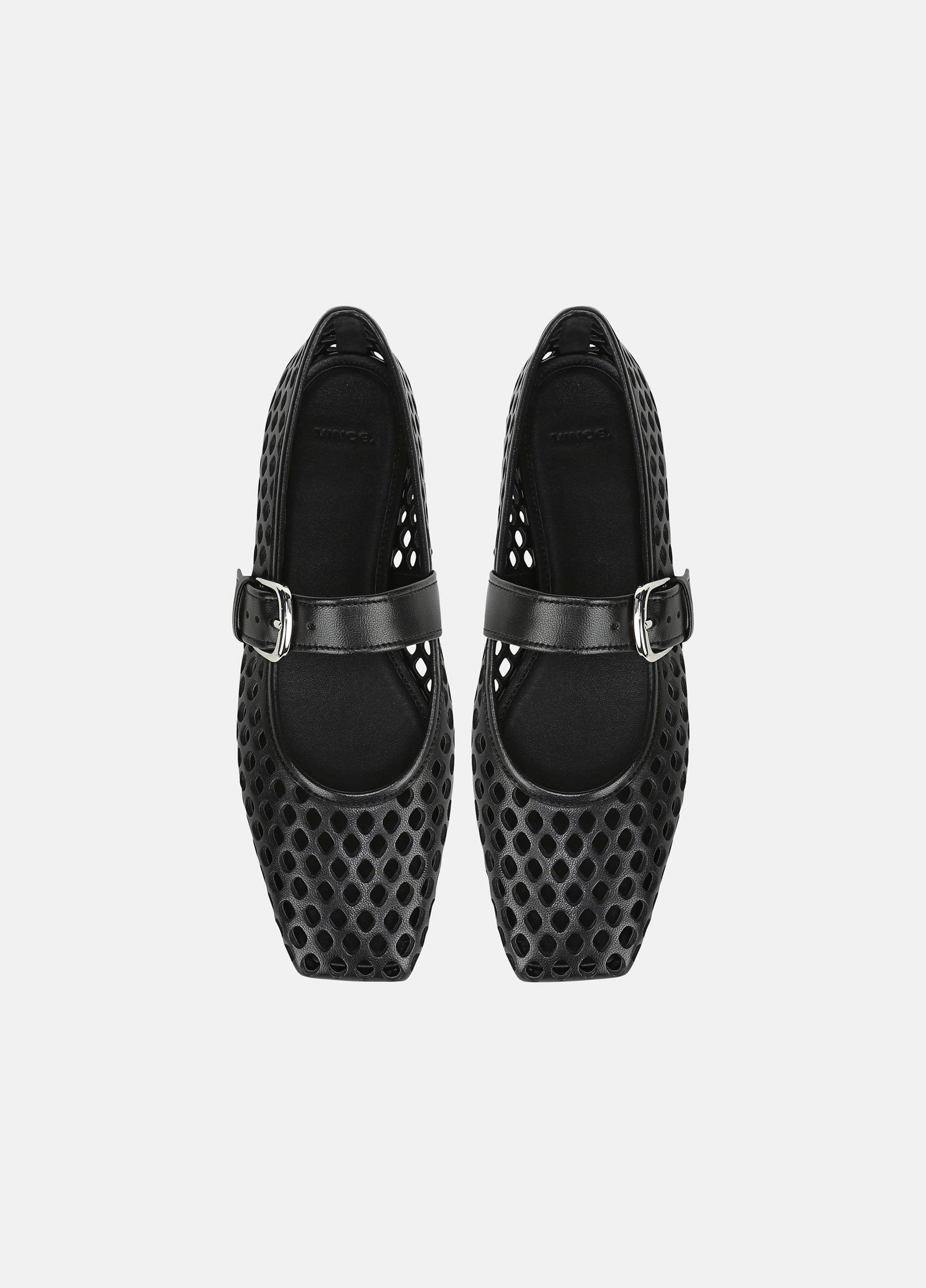 Daniela Perforated Leather Mary Jane Flat image number 3