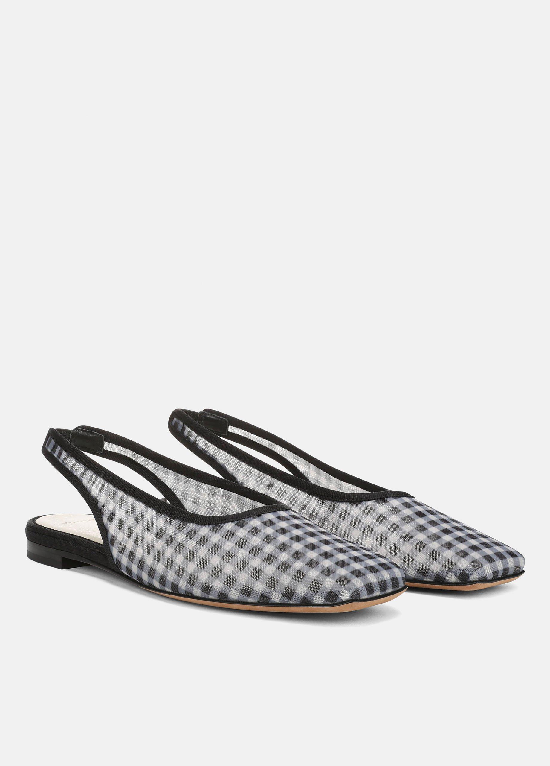 Daphne Gingham Slingback Flat image number 1