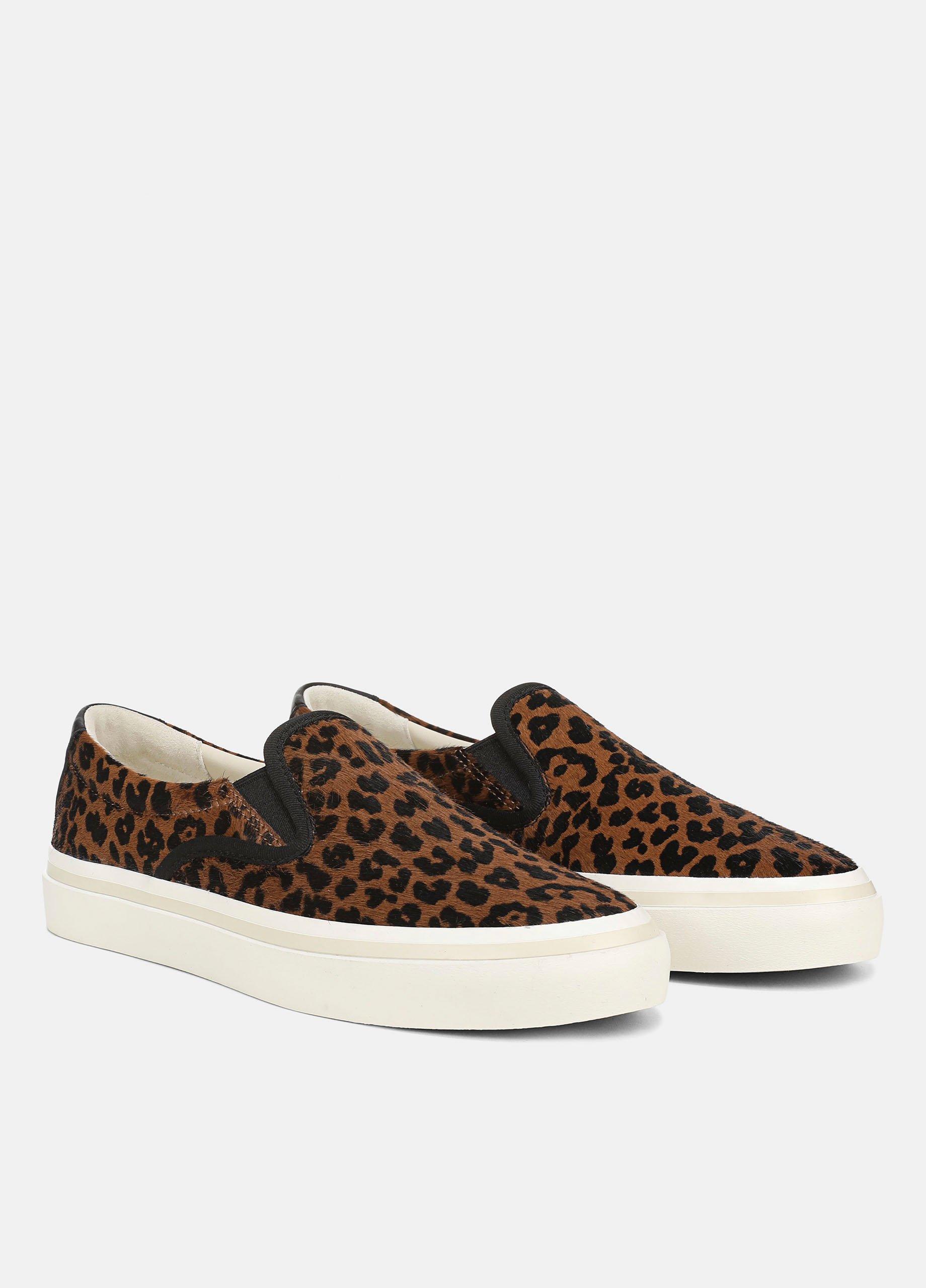 Blair Leopard-Print Calf Hair Sneaker image number 1