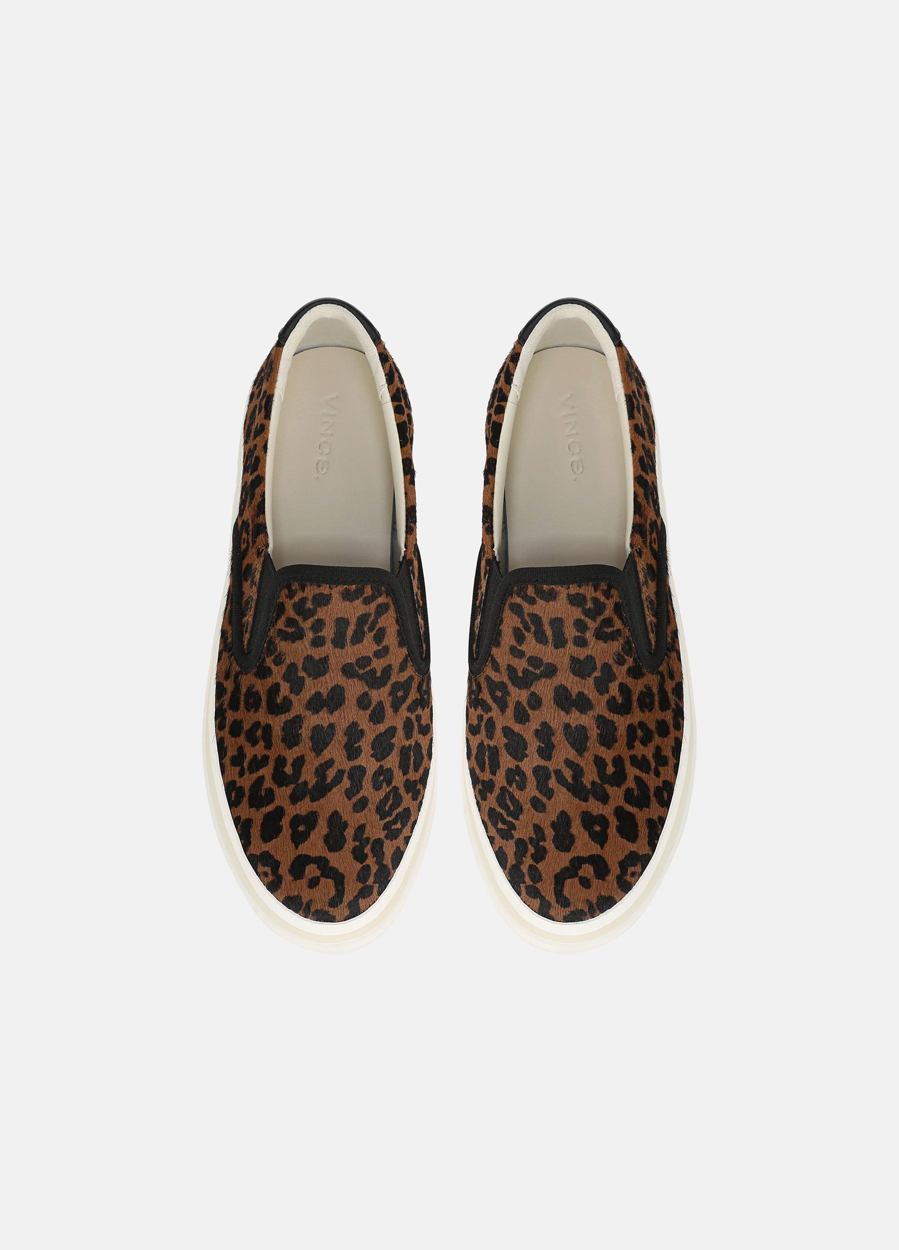 Blair Leopard-Print Calf Hair Sneaker image number 3