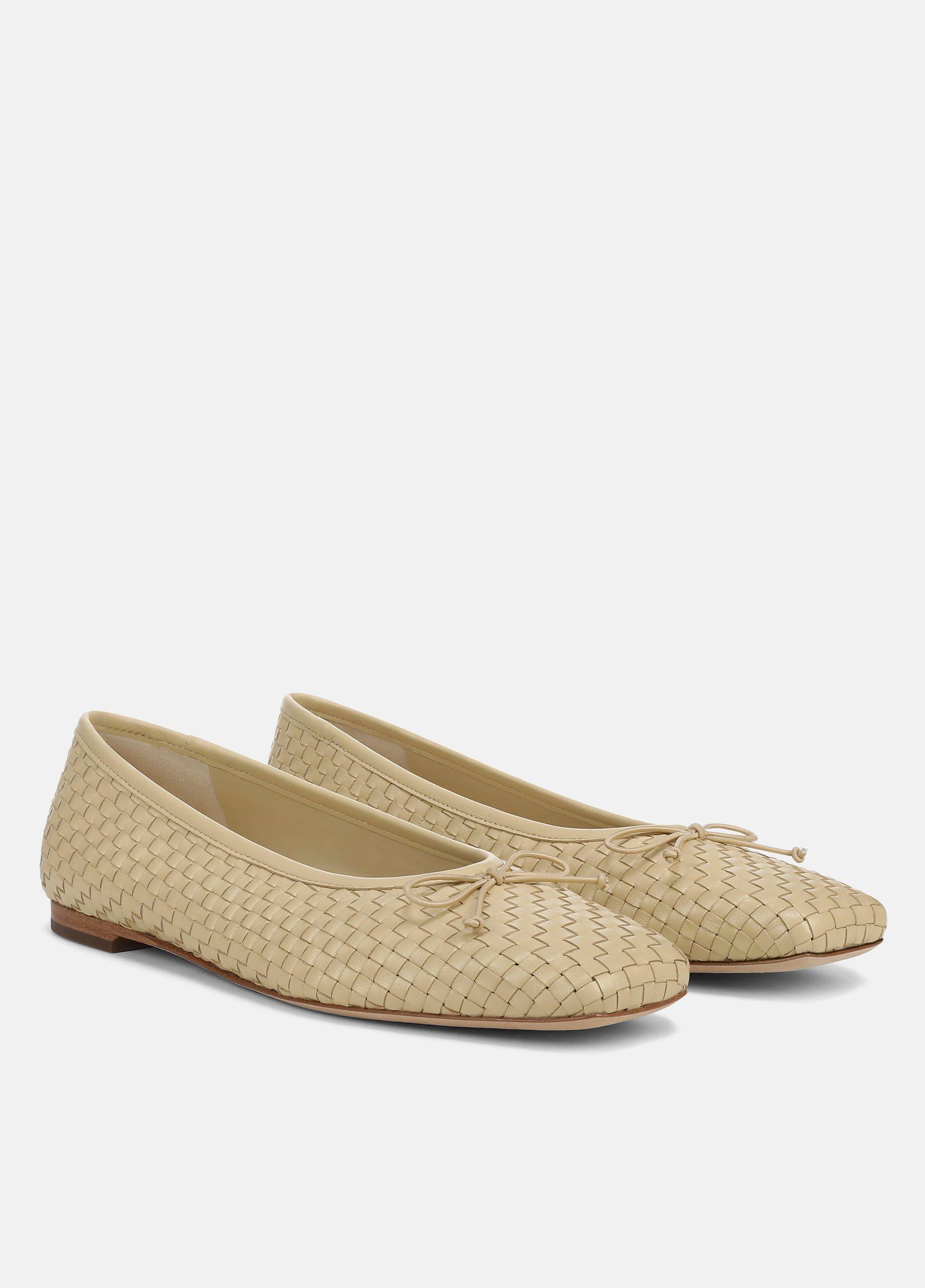 Darla Woven Leather Ballet Flat image number 1