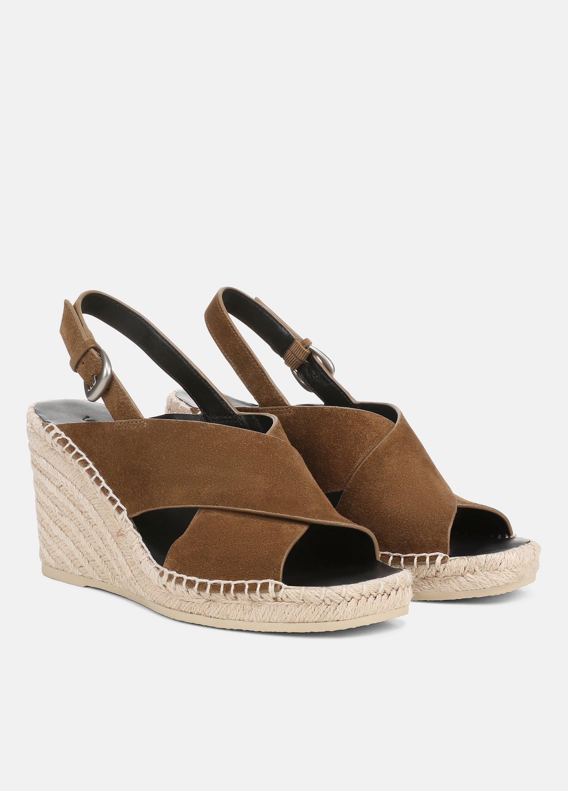 Georgia Suede Espadrille Wedge Sandals image number 1