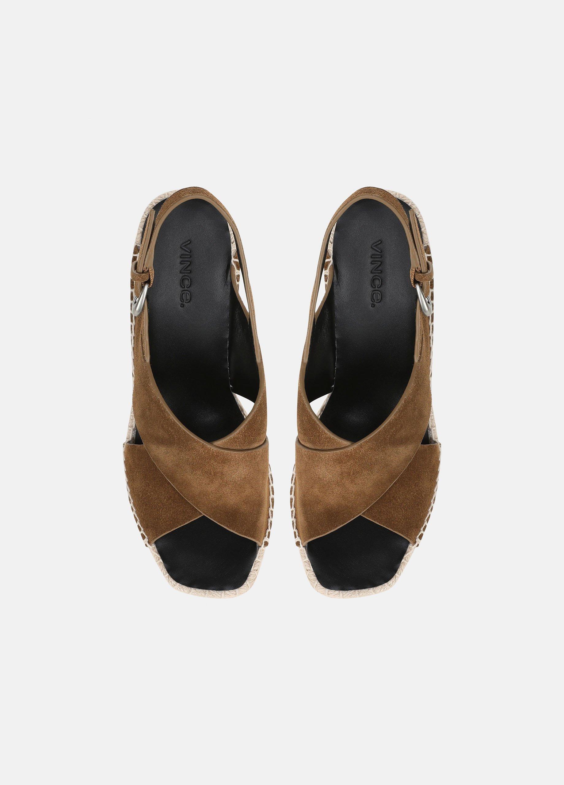 Georgia Suede Espadrille Wedge Sandals image number 3