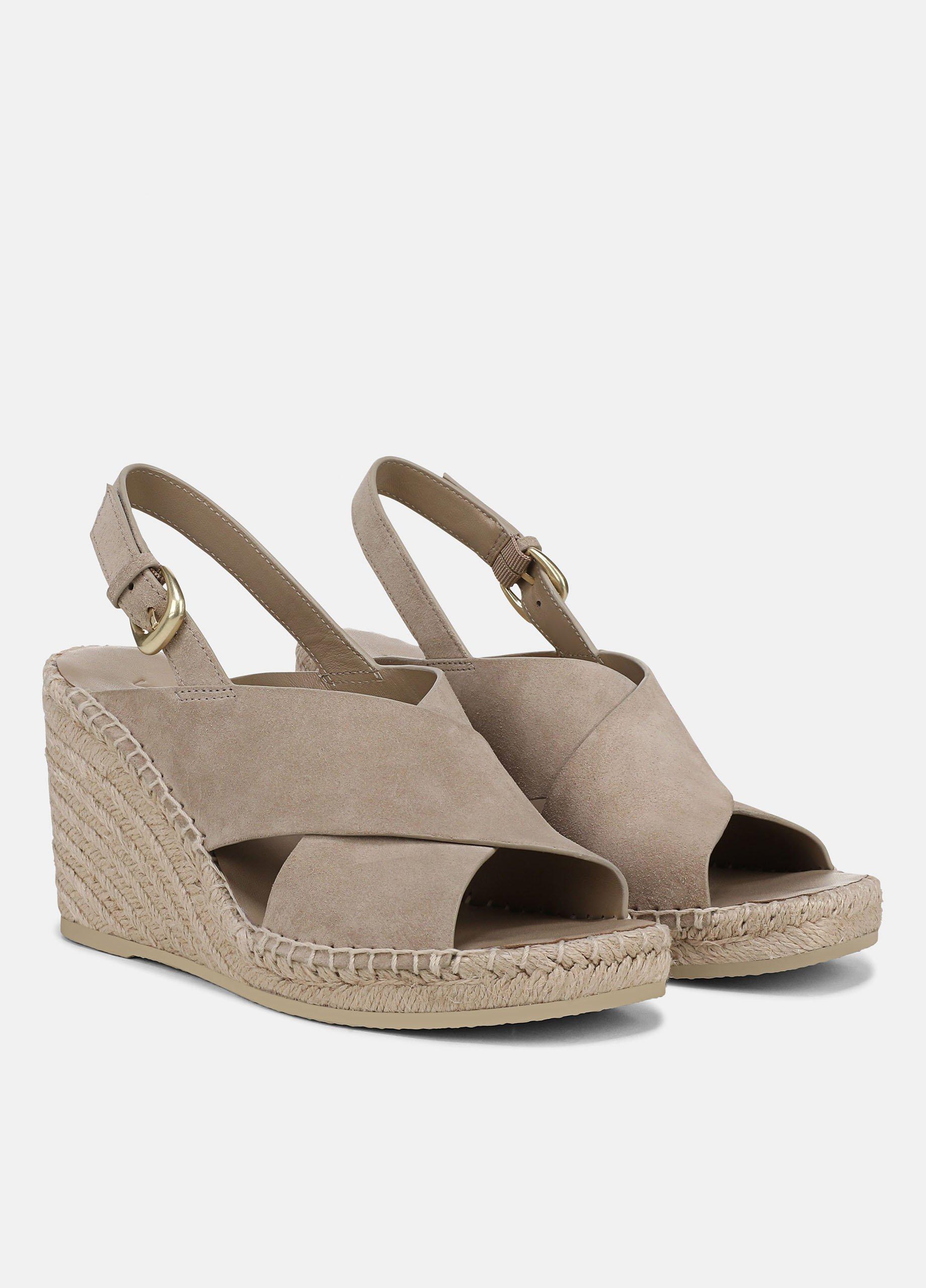 Georgia Suede Espadrille Wedge Sandals image number 1