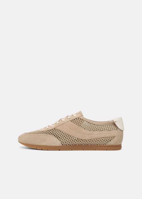 LA Suede & Netting Slip-On Runner Sneaker