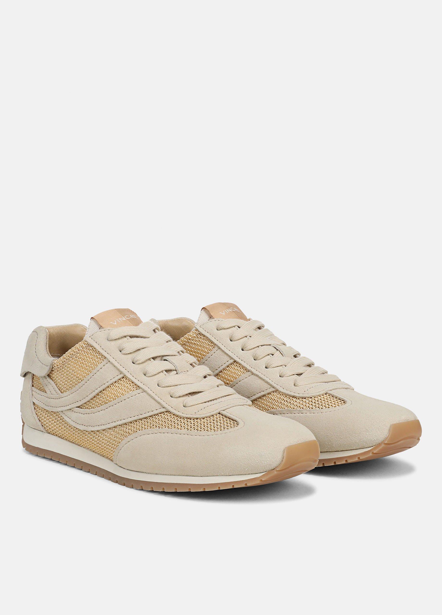 Oasis Raffia & Suede Runner Sneaker image number 1