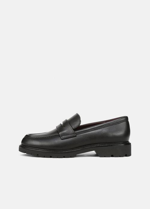 Siena Leather Lug-Sole Loafer