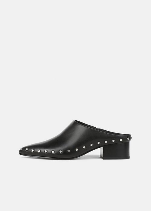 August Studded Leather Mule