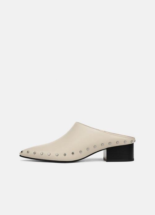 August Studded Leather Mule
