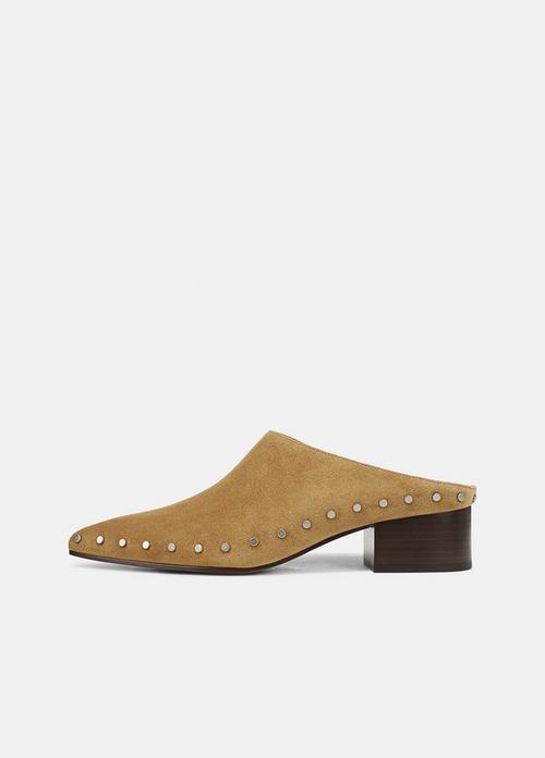 August Studded Suede Mule