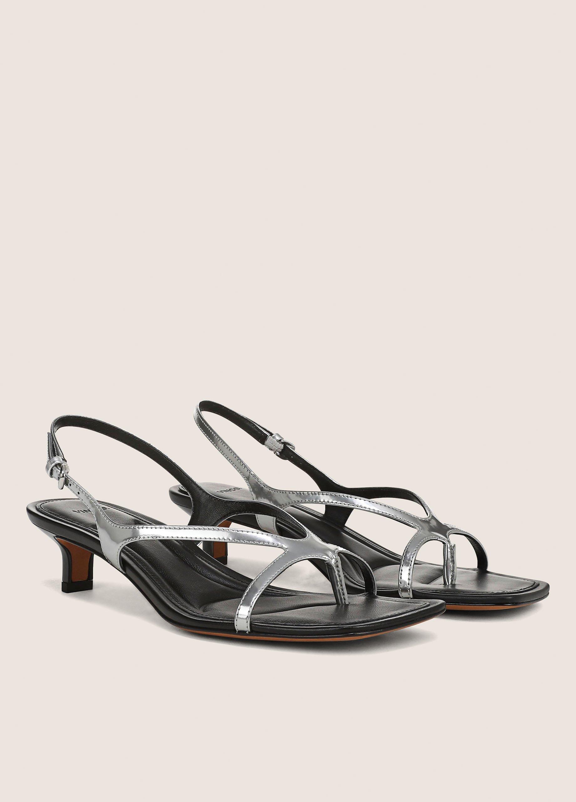 Posie Metallic Leather Heeled Sandal image number 1