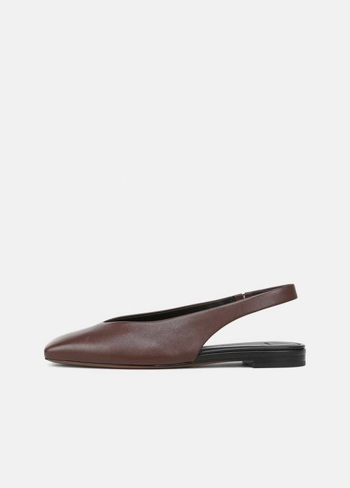 Darlina Leather Slingback Flat