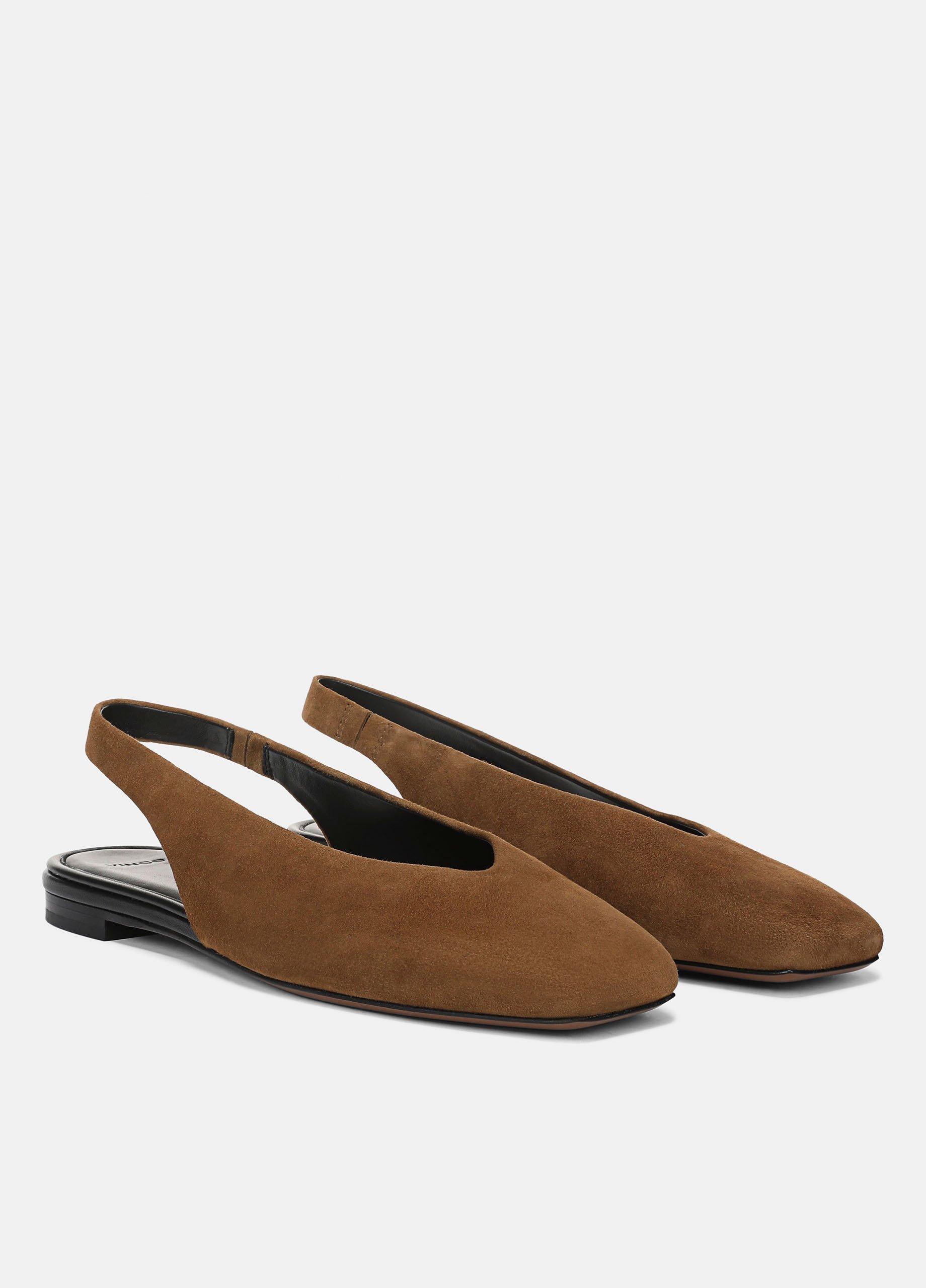 Darlina Suede Mule Slingback Flat image number 1