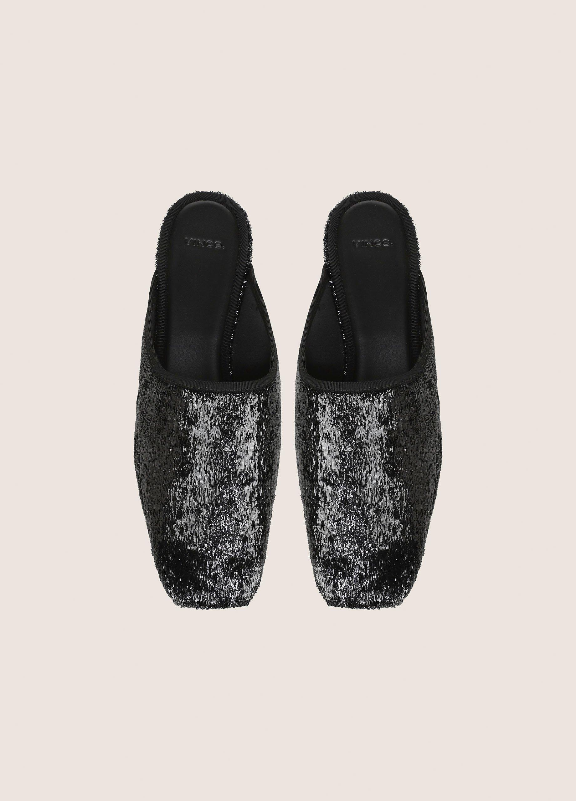 Dakota Lam&eacute; Fringe Mule image number 3