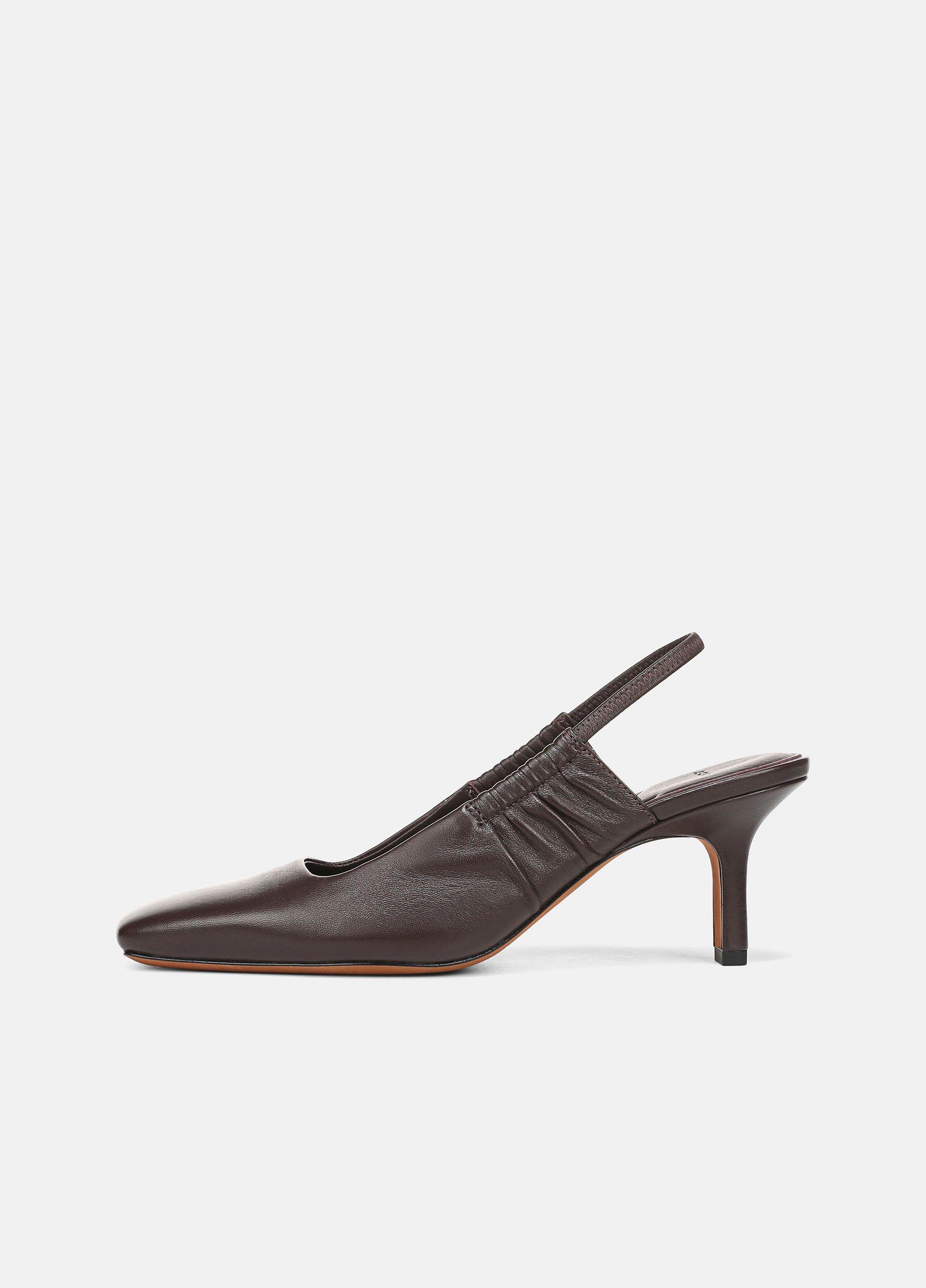 Venice Leather Slingback Heel image number 0