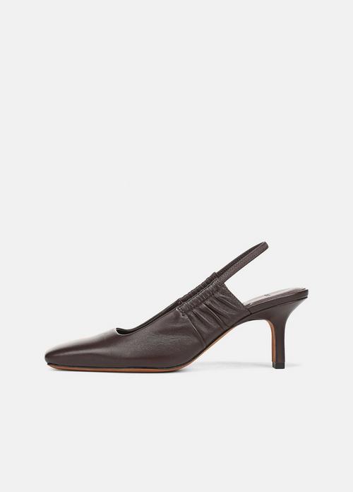 Venice Leather Slingback Heel