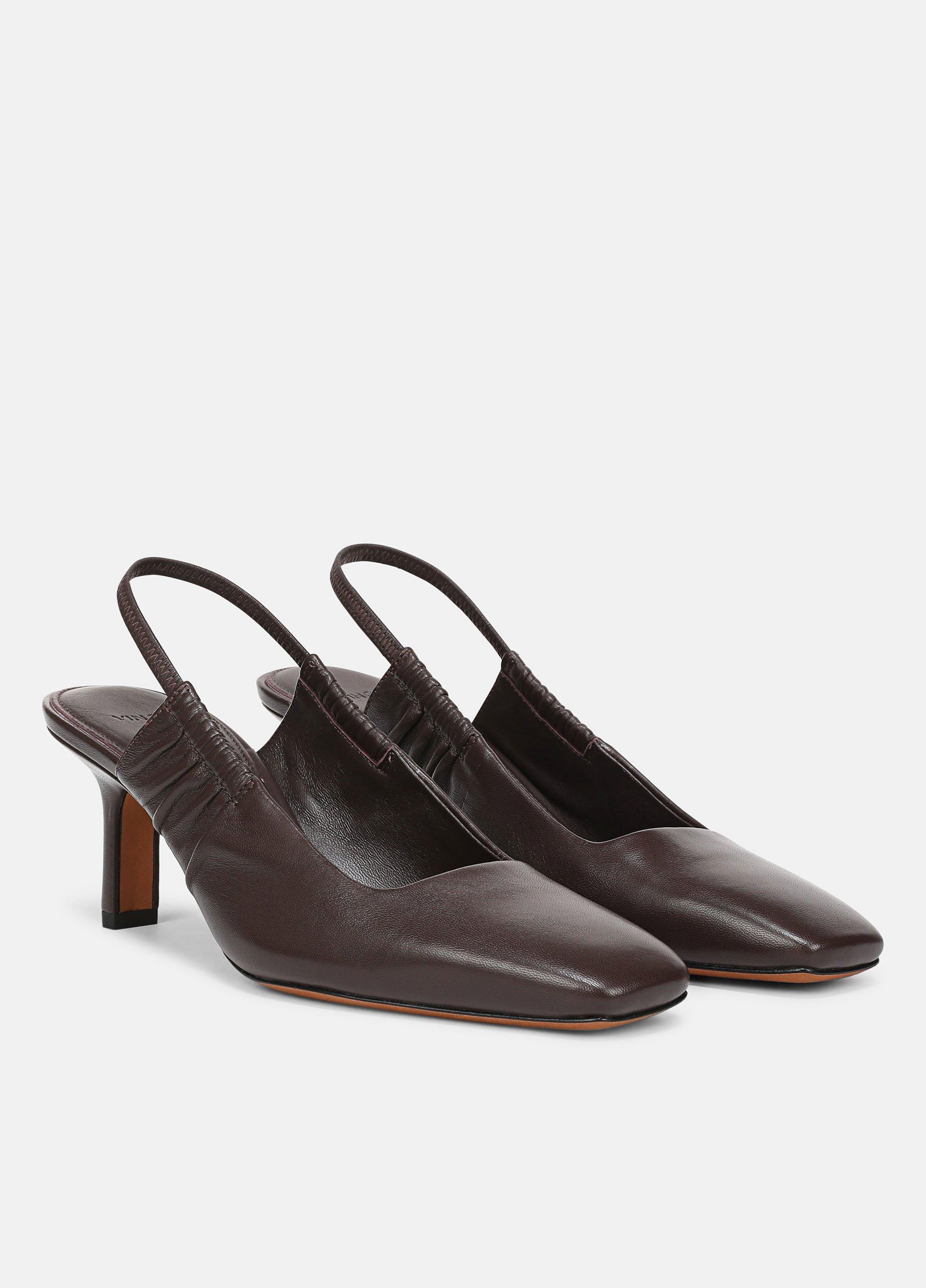 Venice Leather Slingback Heel image number 1