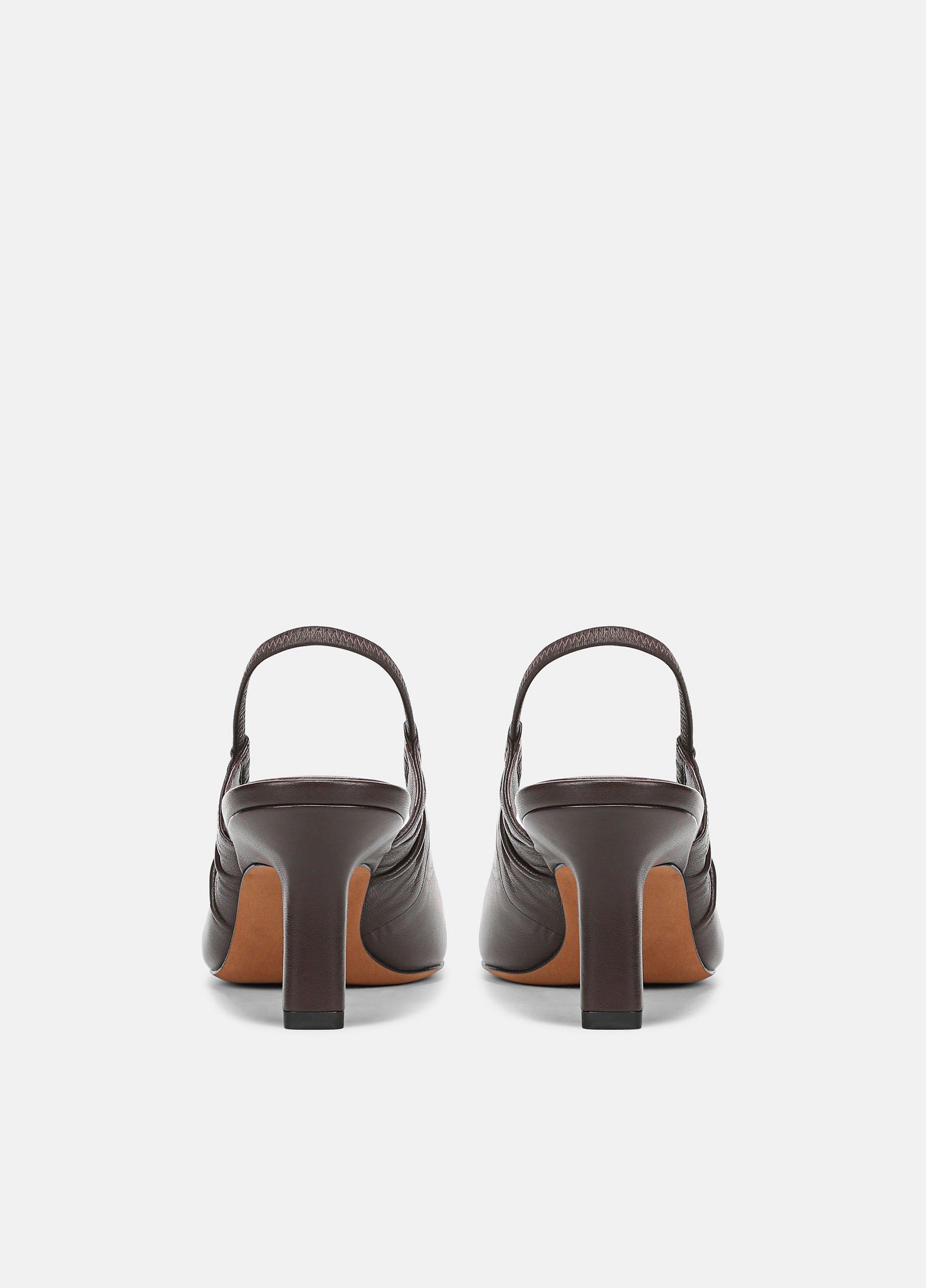 Venice Leather Slingback Heel image number 2