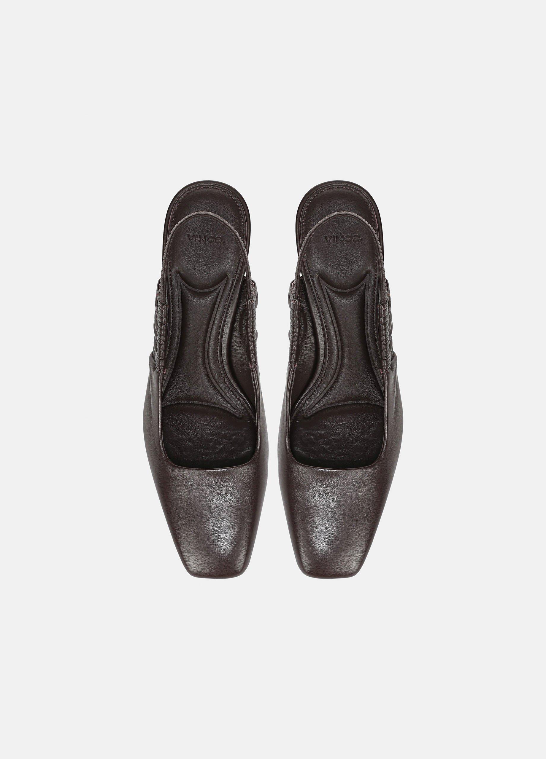 Venice Leather Slingback Heel image number 3