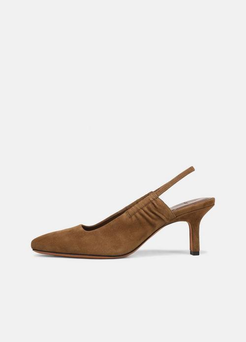 Venice Suede Slingback Heel