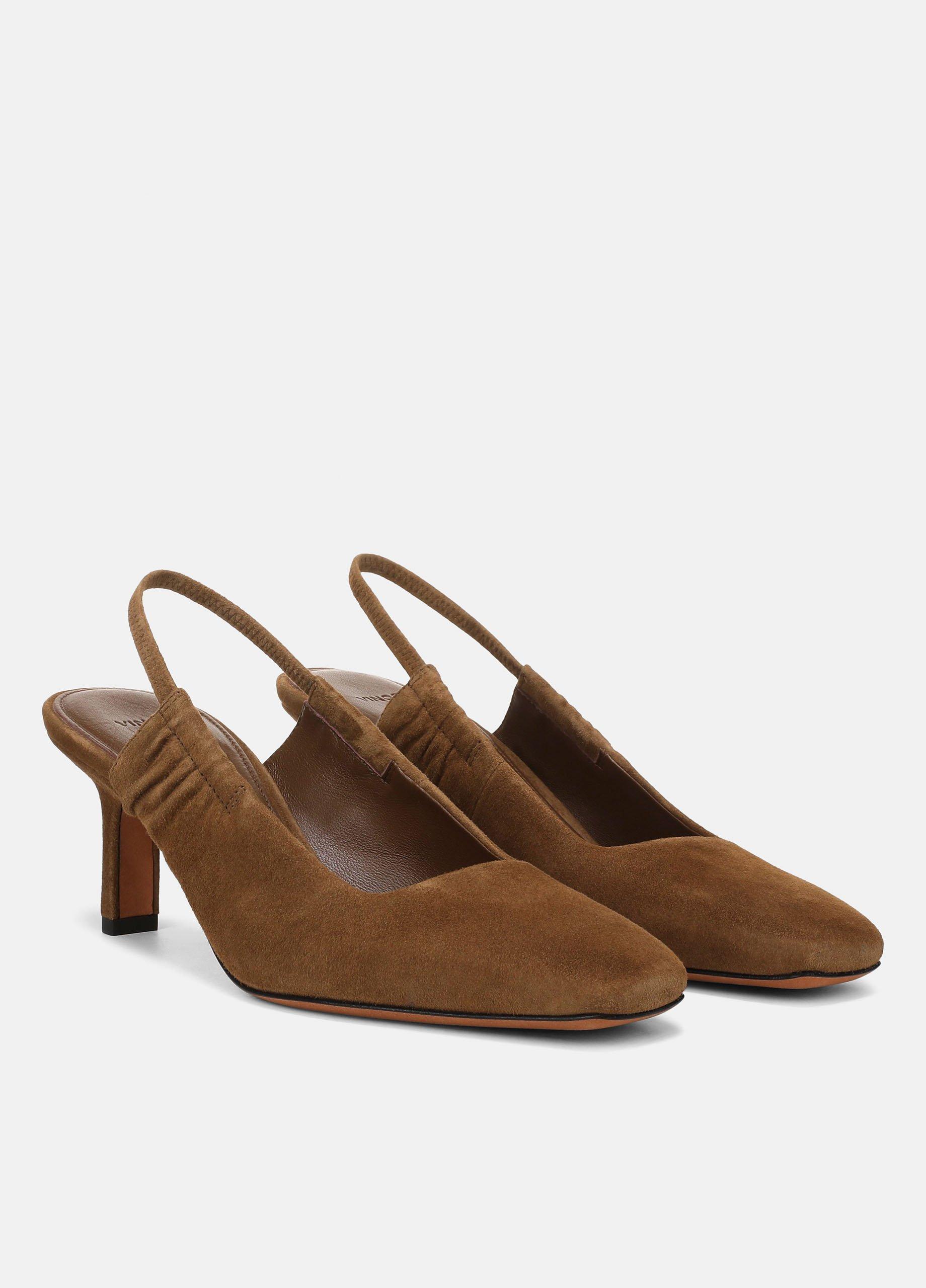Venice Suede Slingback Heel image number 1