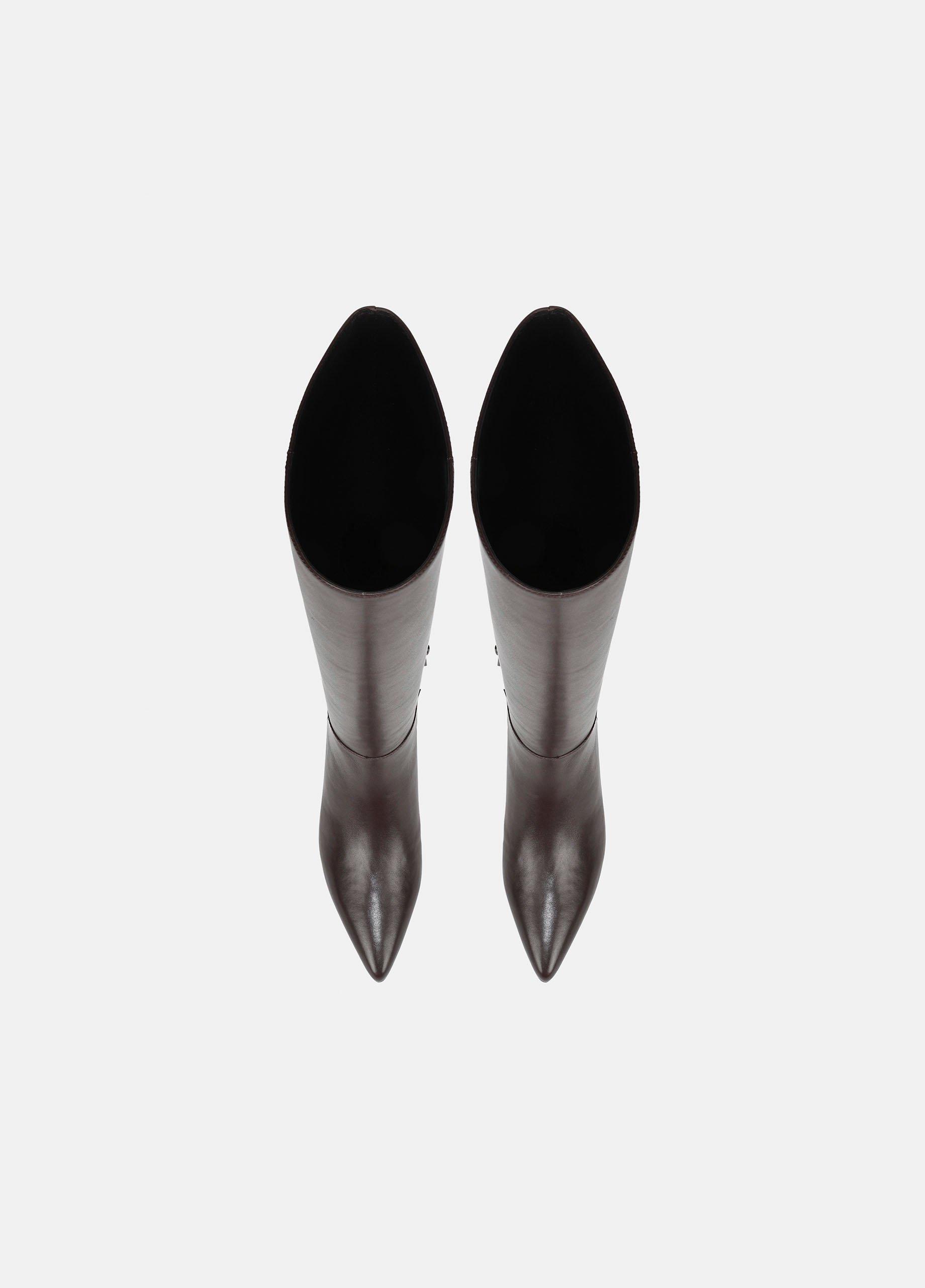 Adan Leather Knee Boot image number 3