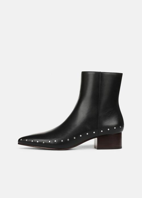 August Studded Leather Ankle Boot