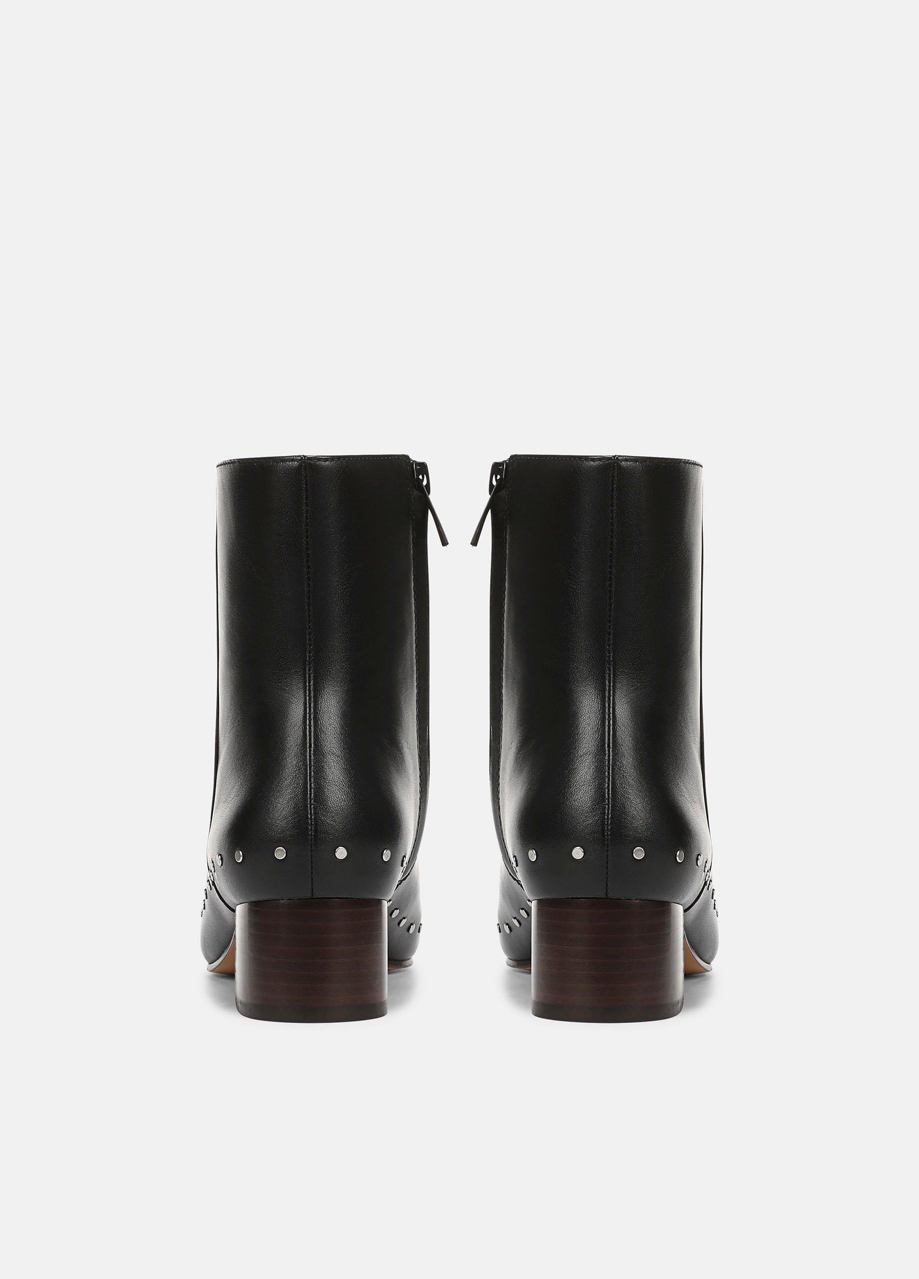 August Studded Leather Ankle Boot image number 2