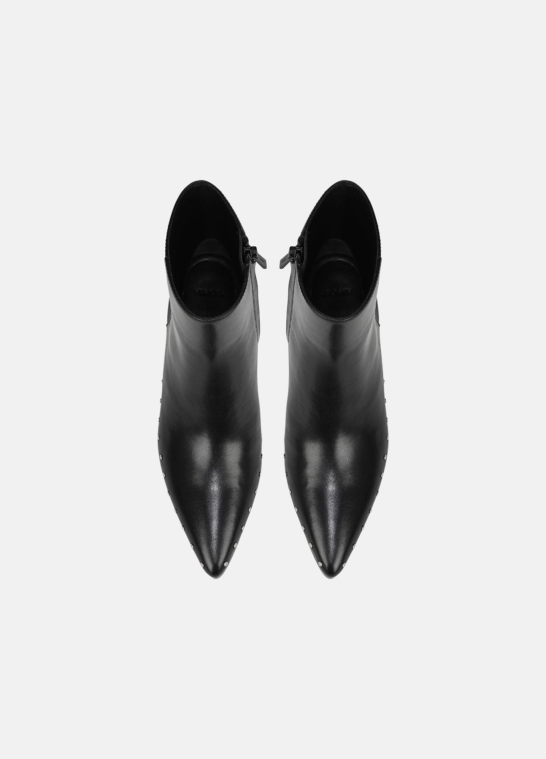 August Studded Leather Ankle Boot image number 3
