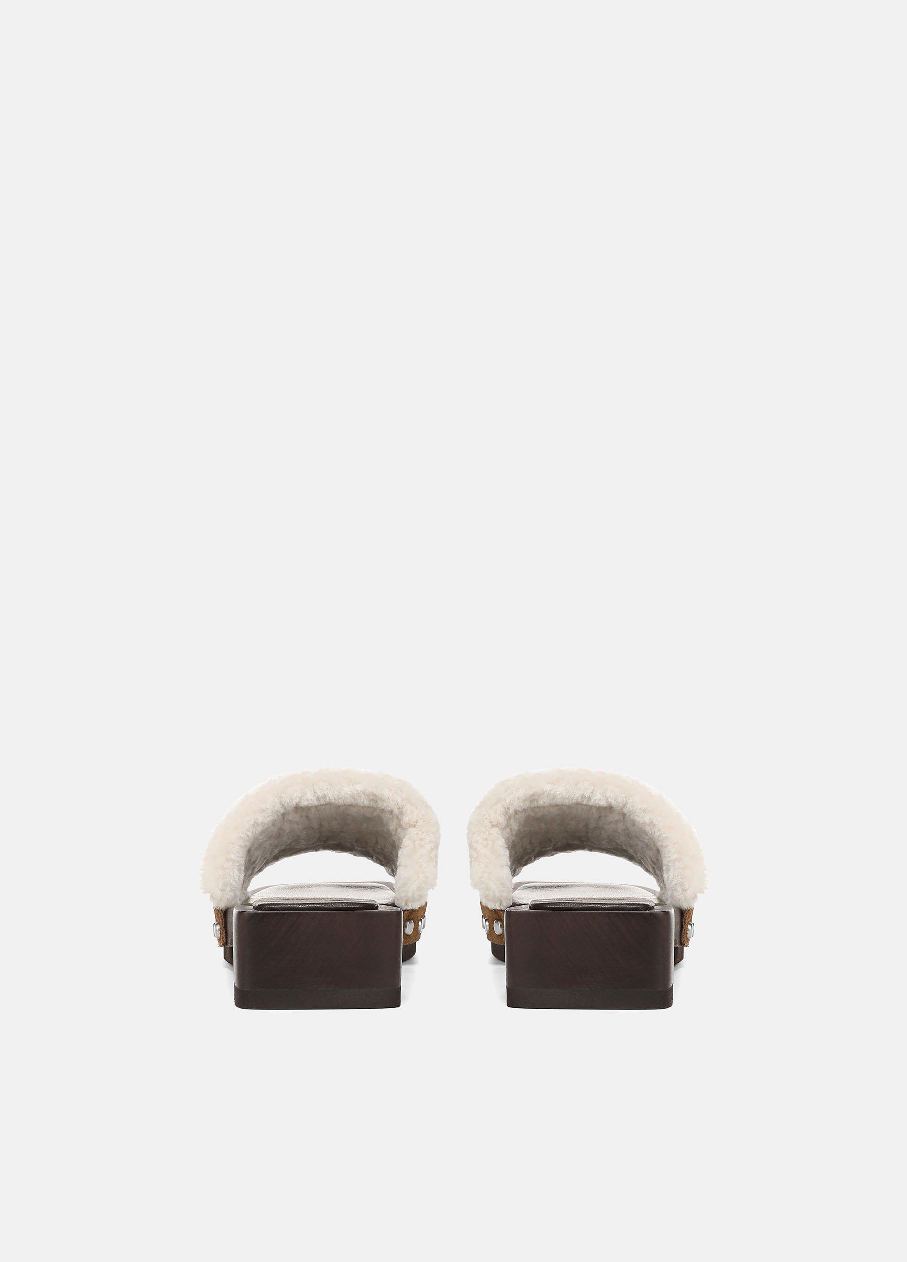 Barbara Shearling Slide Sandal image number 2