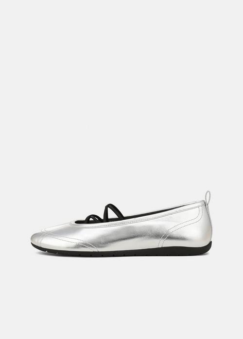 Coralie Metallic Leather Ballet Sneaker