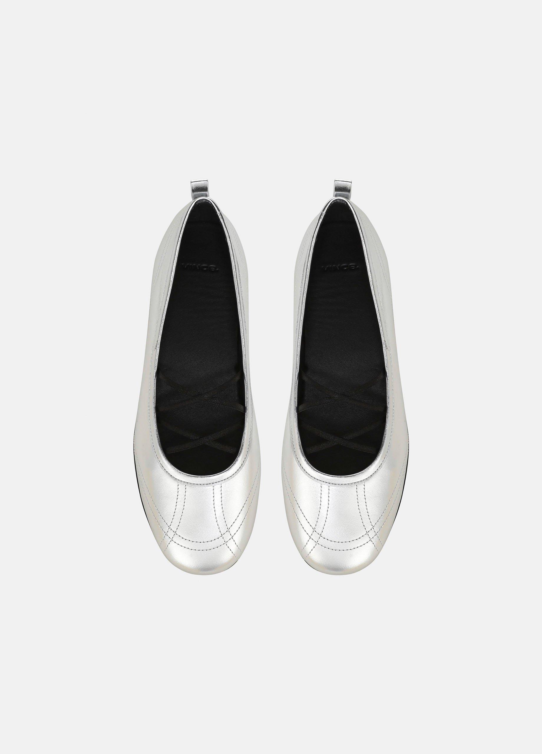Coralie Metallic Leather Ballet Sneaker image number 3