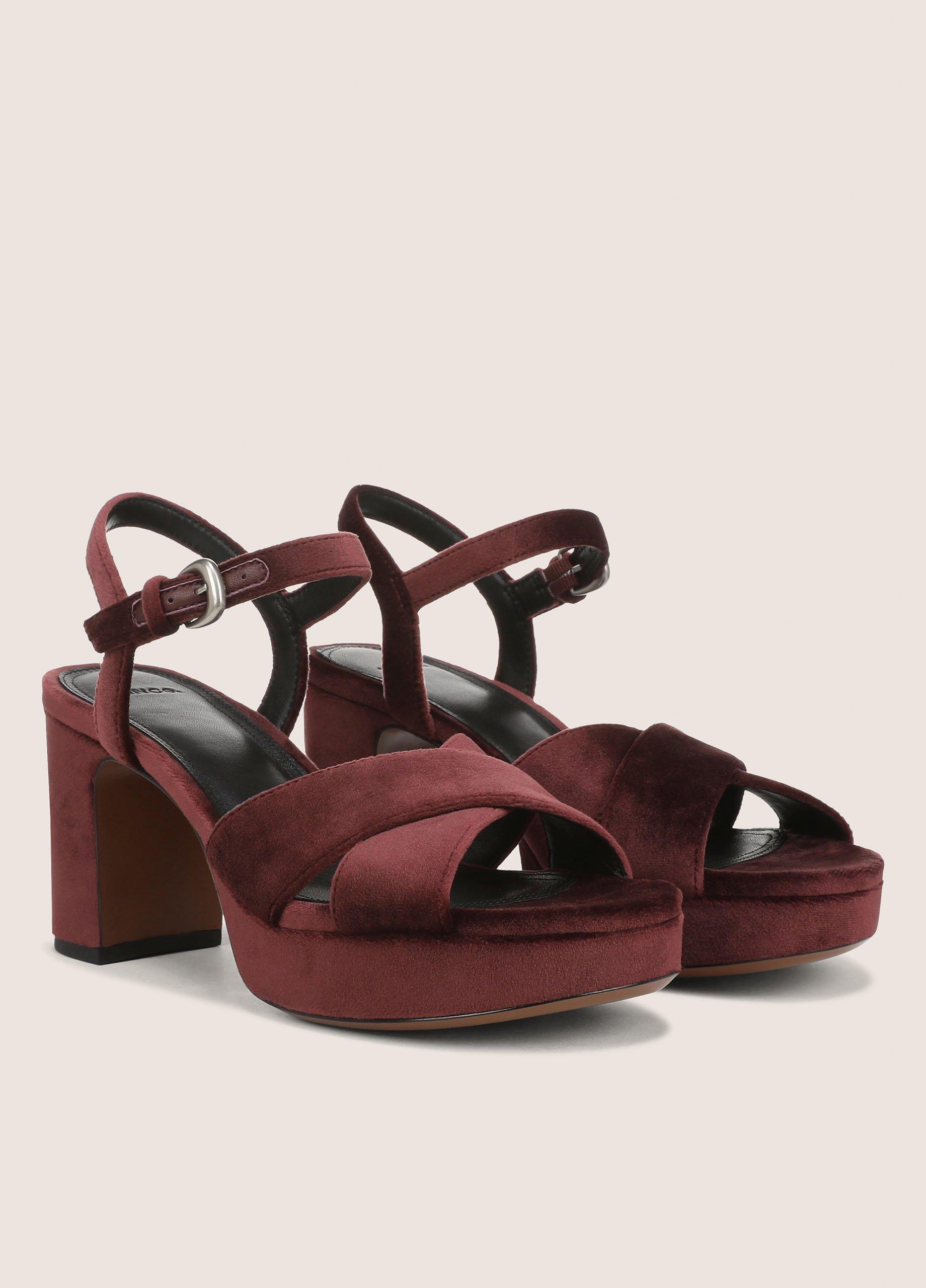 Ericka Velvet Platform Sandal image number 1