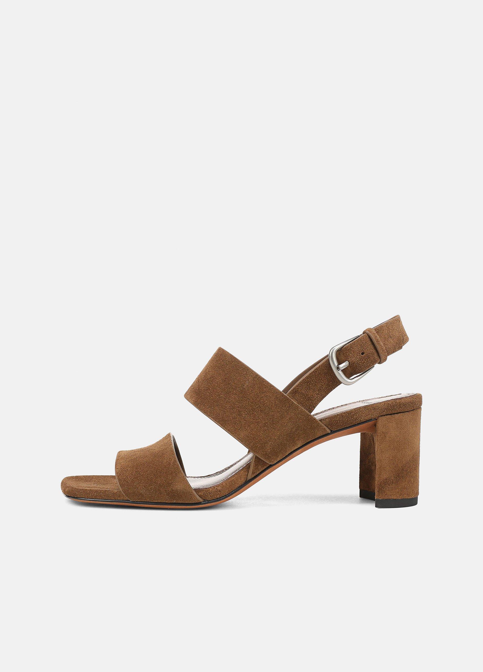 Oliana Suede Heeled Sandal image number 0