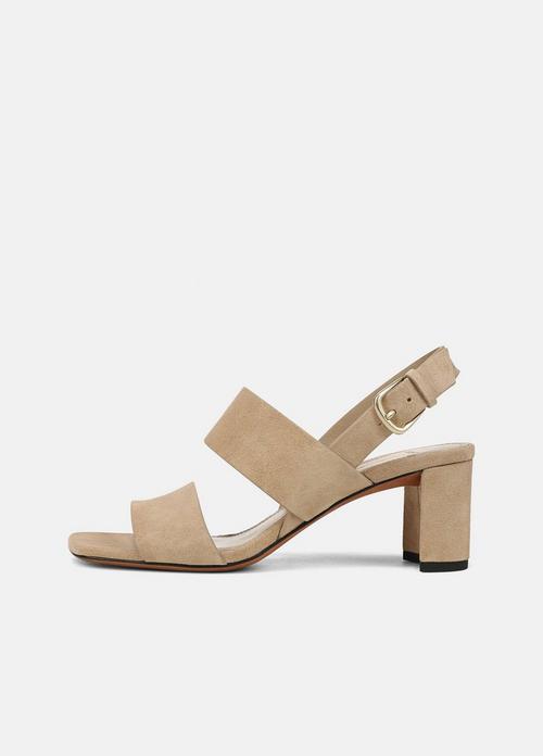 Oliana Suede Heeled Sandal
