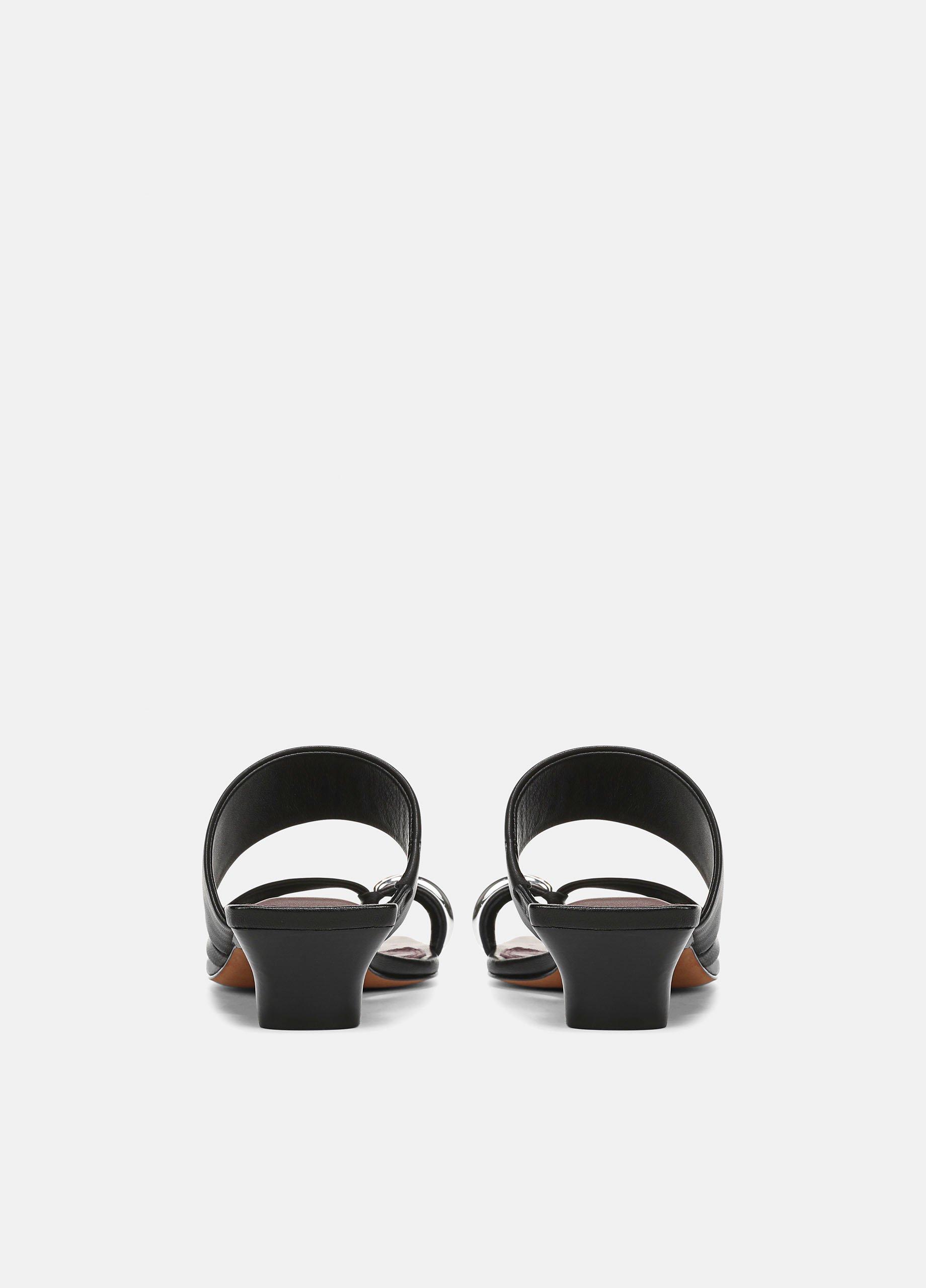 Stacy Leather Heeled Toe-Ring Sandal image number 2