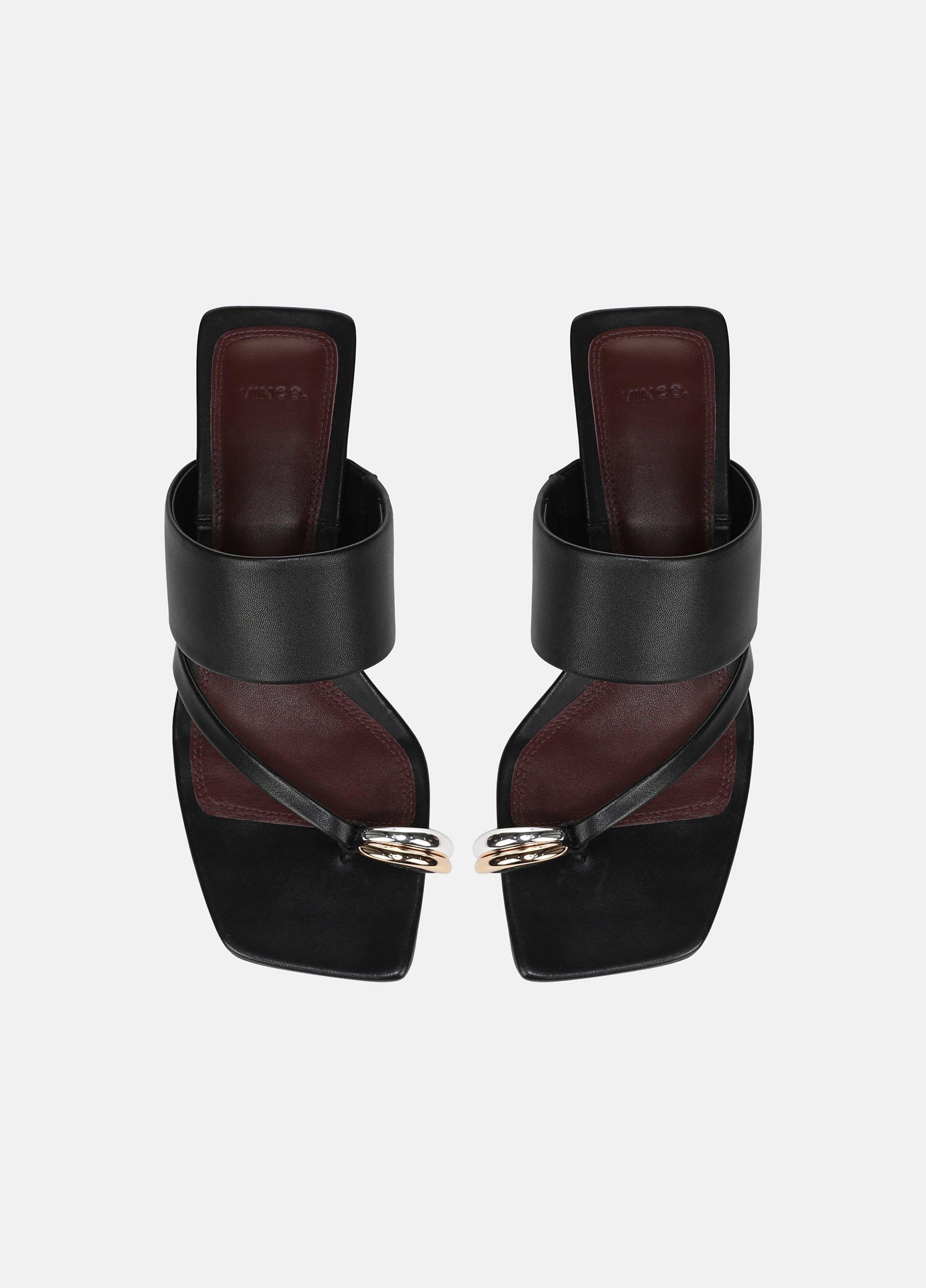 Stacy Leather Heeled Toe-Ring Sandal image number 3