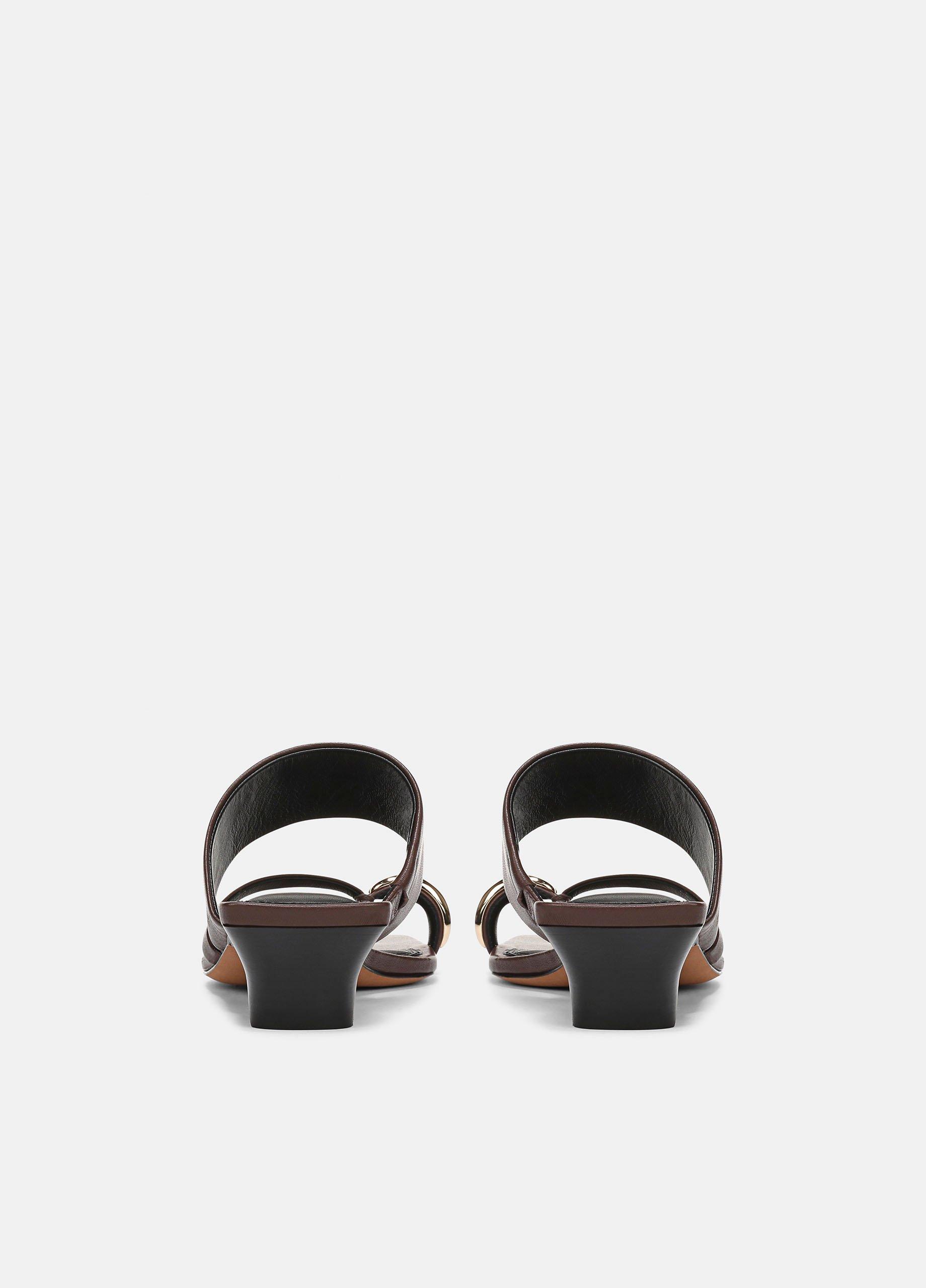 Stacy Leather Heeled Toe-Ring Sandal image number 2