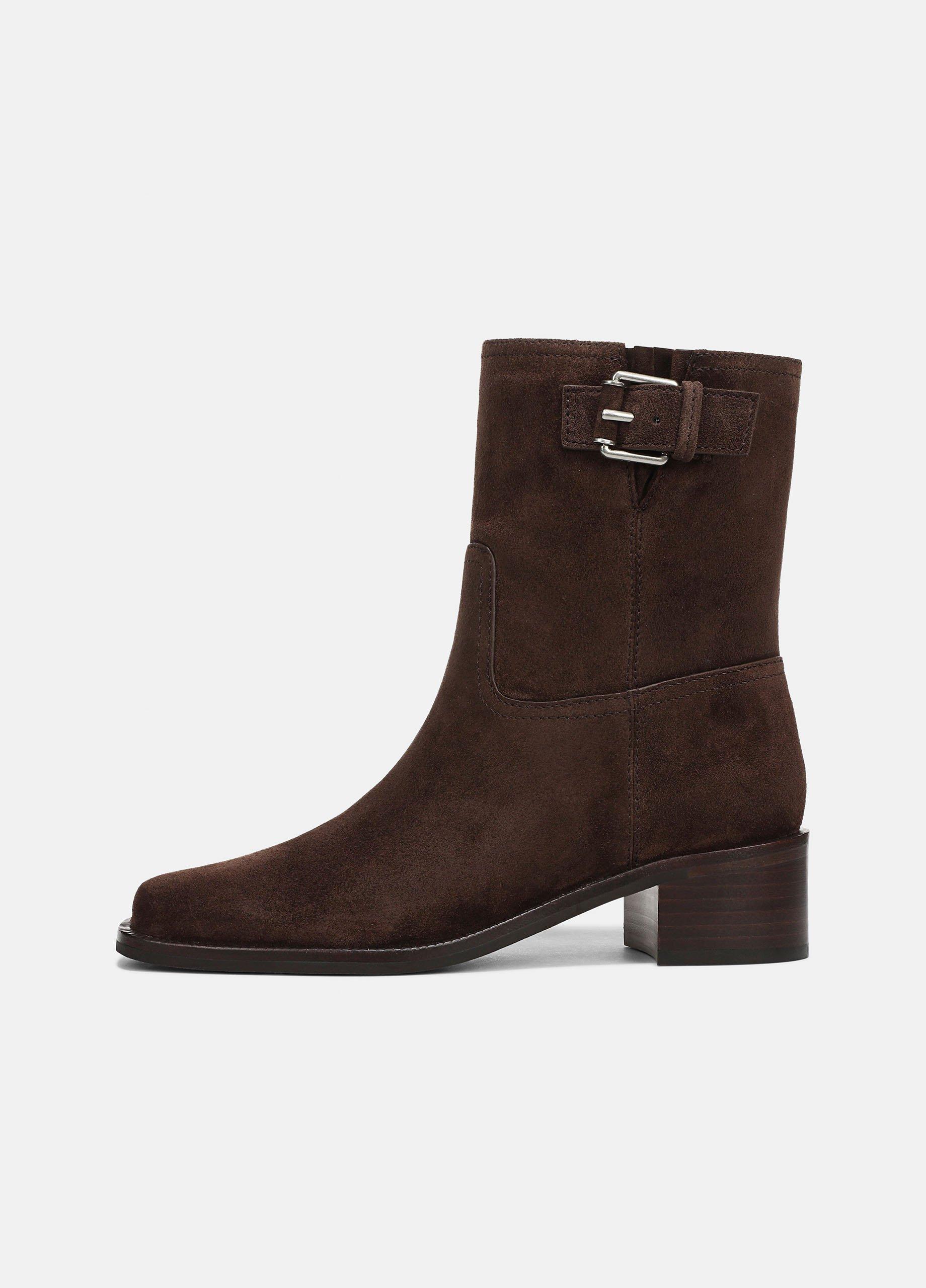 London Suede Moto Boot image number 0
