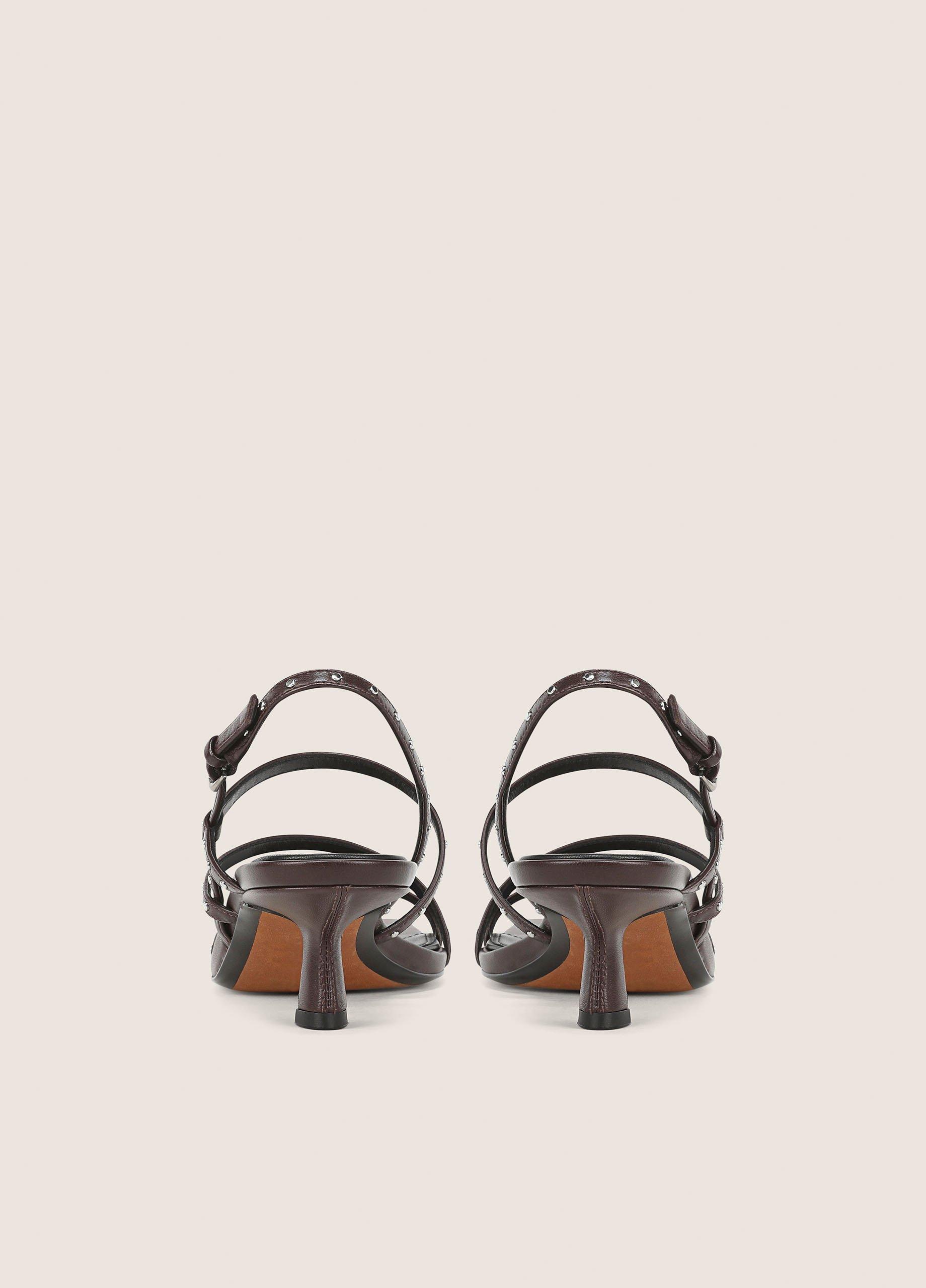 Tania Studded Leather Kitten-Heel Sandal image number 2