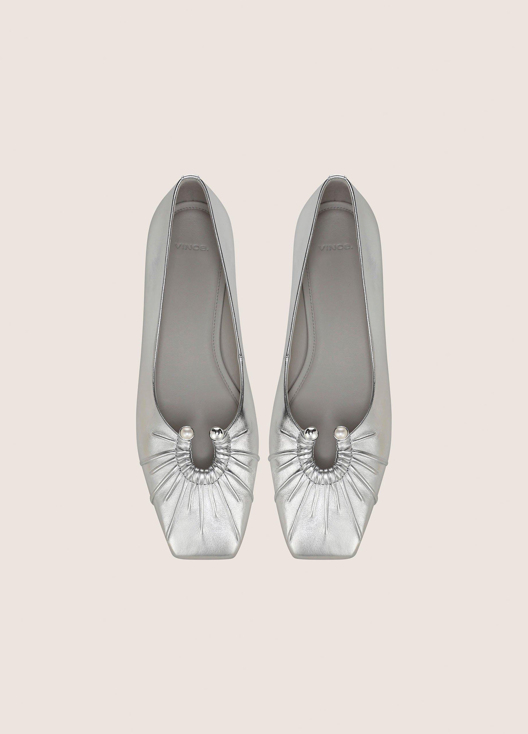 Dany Metallic Leather Flat image number 3