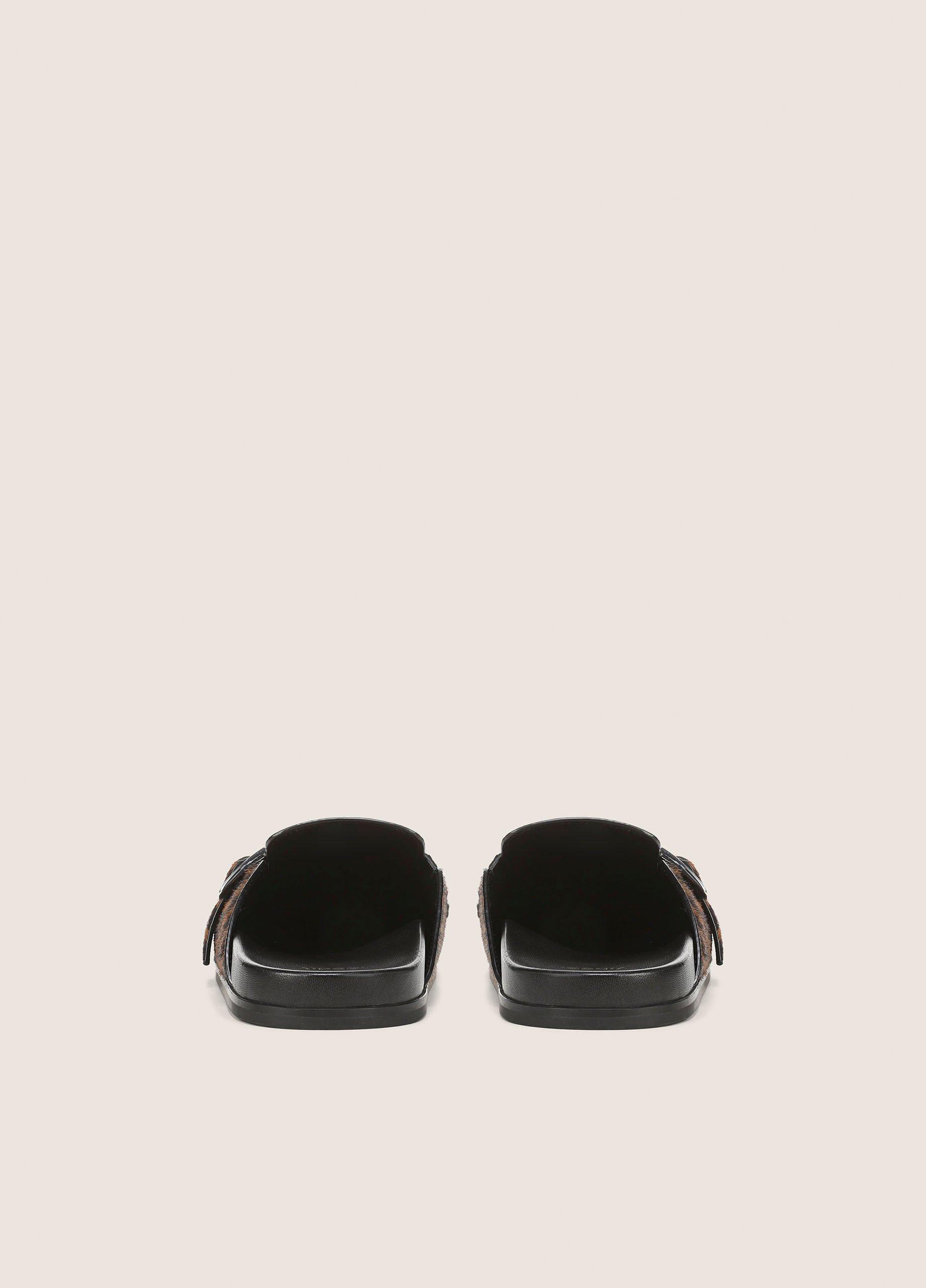 Leon Leopard-Print Calf Hair Clog image number 2