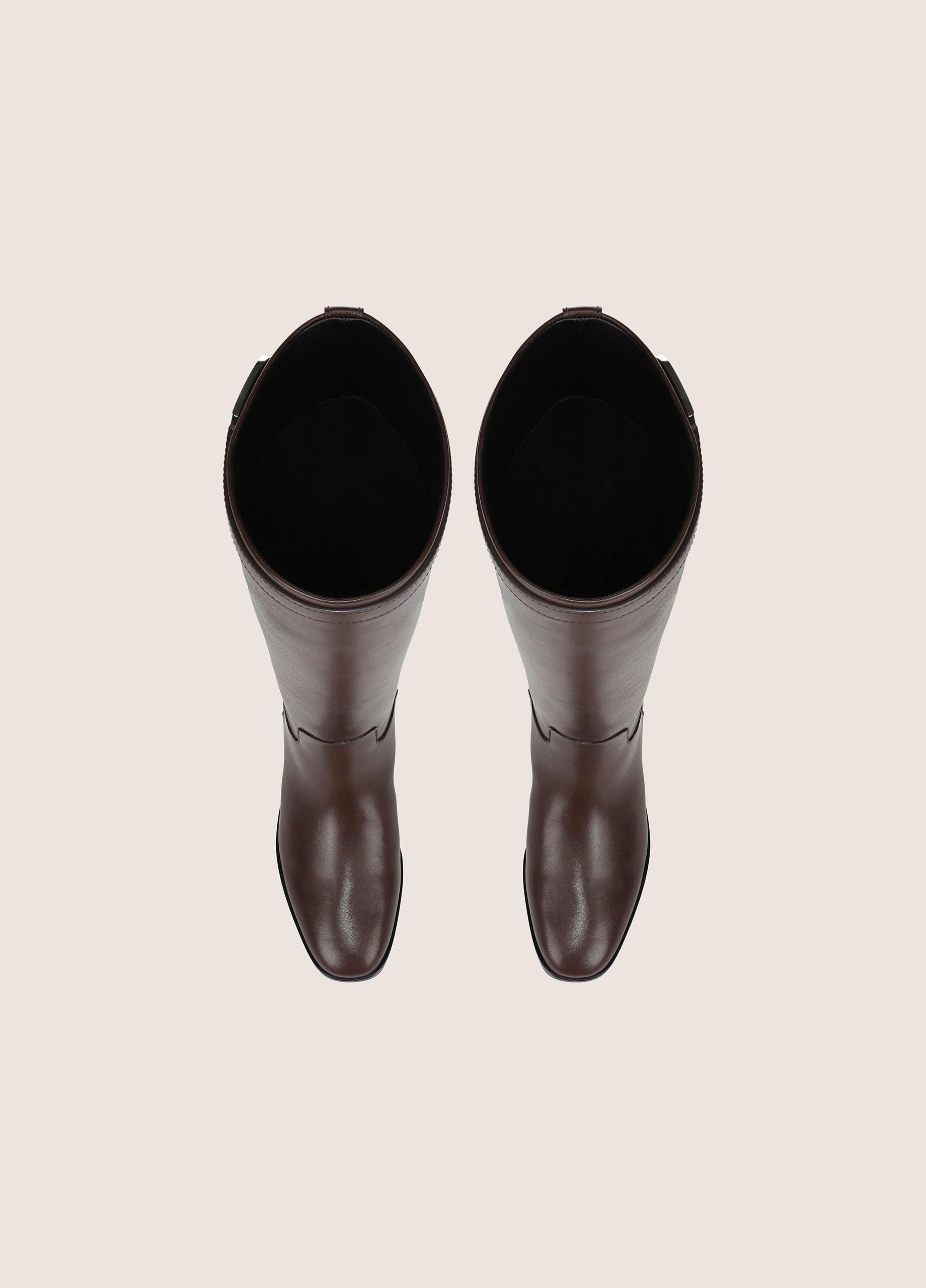 Margaret Leather Knee Boot image number 3
