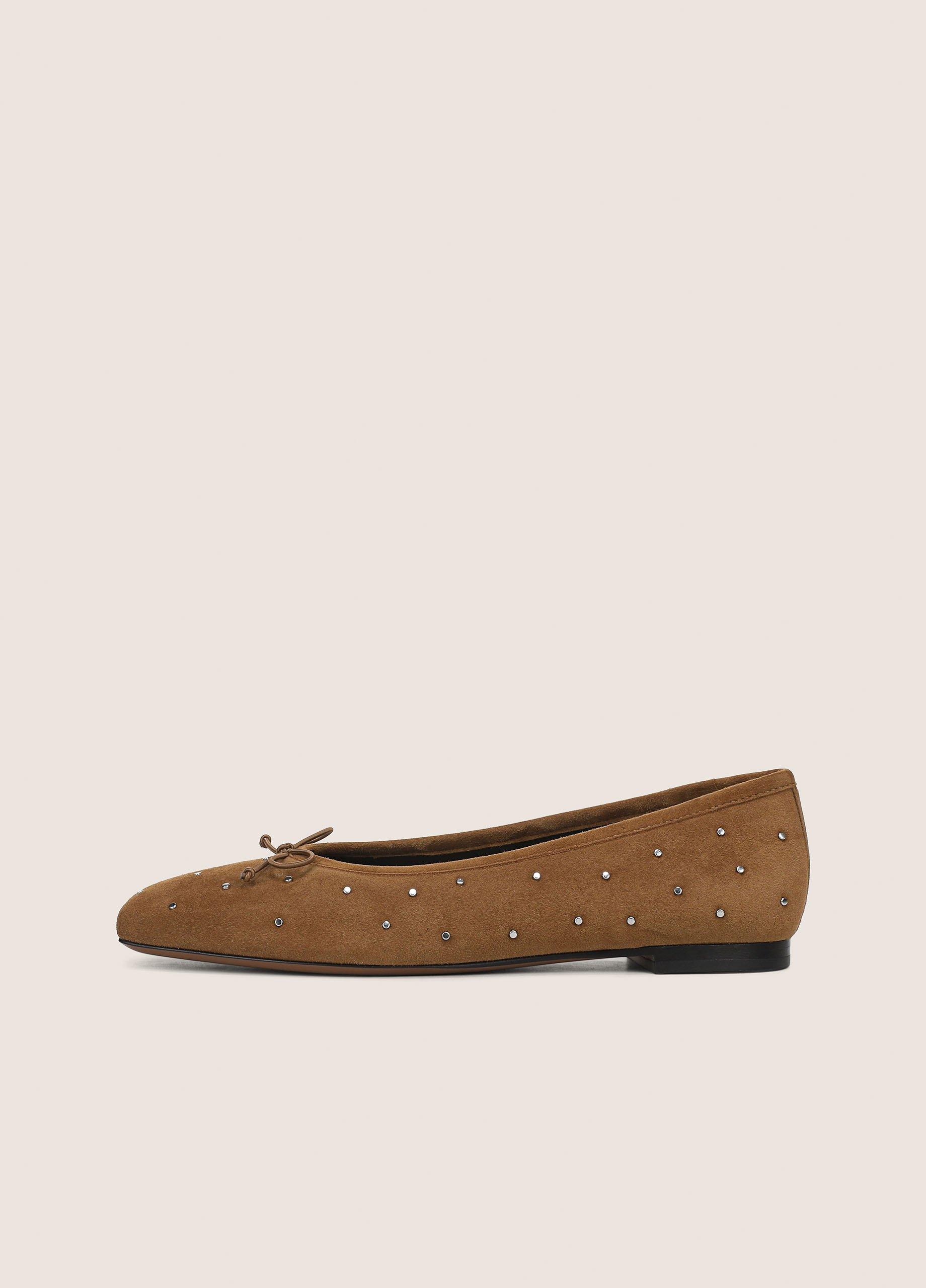 Darla Studded Suede Ballet Flat image number 0
