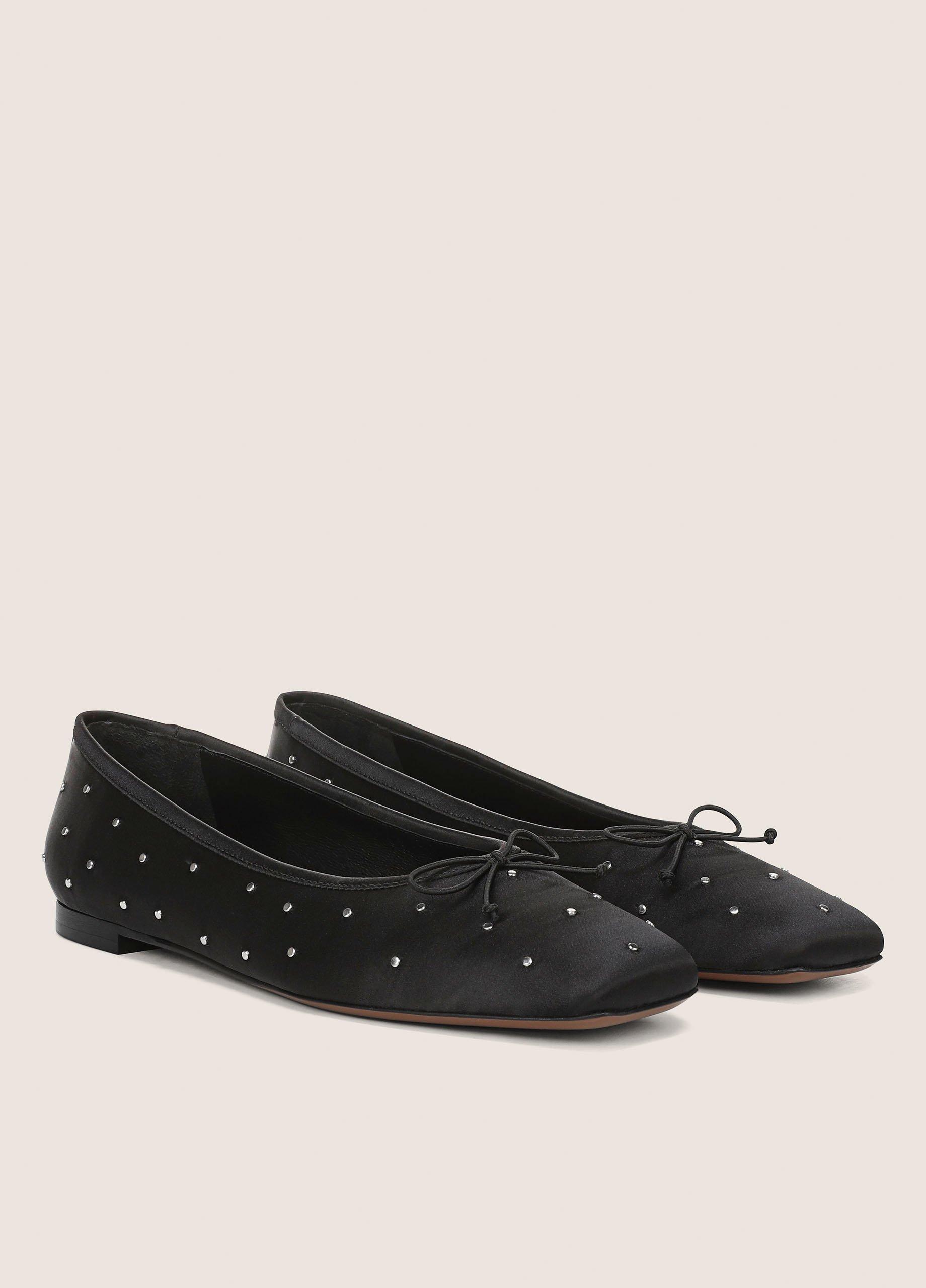 Darla Studded Satin Ballet Flat image number 1