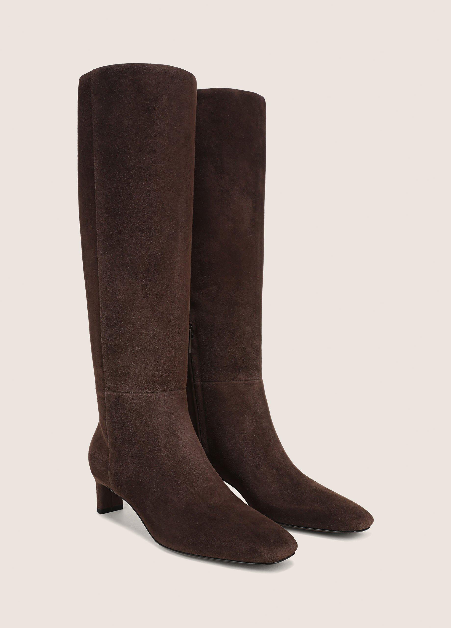 Lilith Suede Wide-Calf Knee Boot image number 1